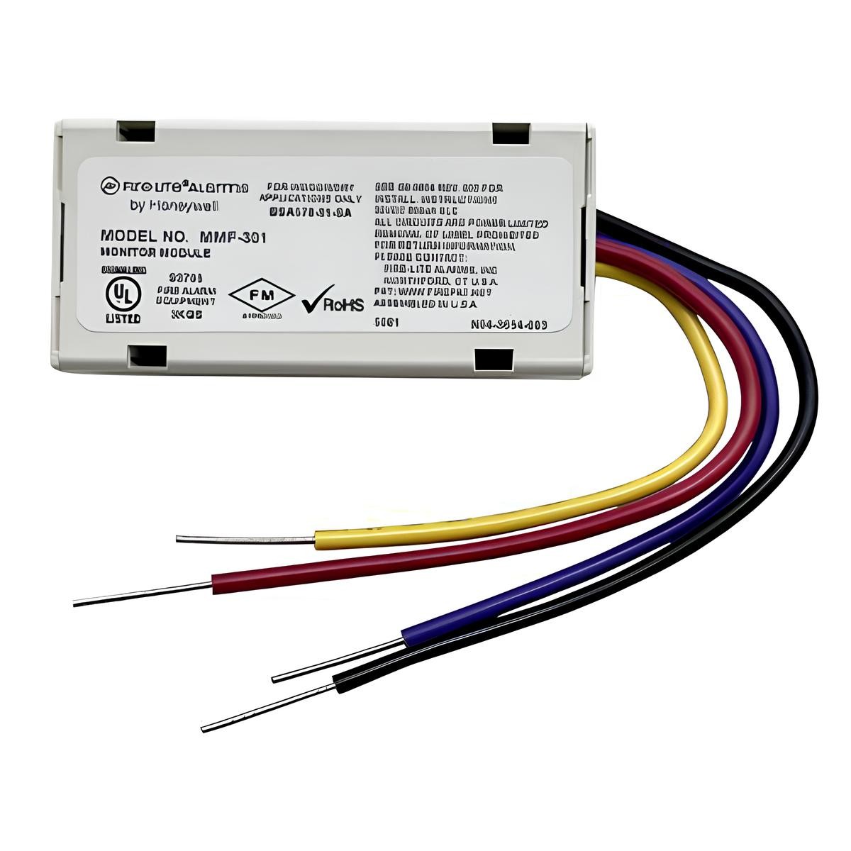 Fire-Lite MMF-301 Addressable Mini-Monitor Module for Class B, Style B Circuit