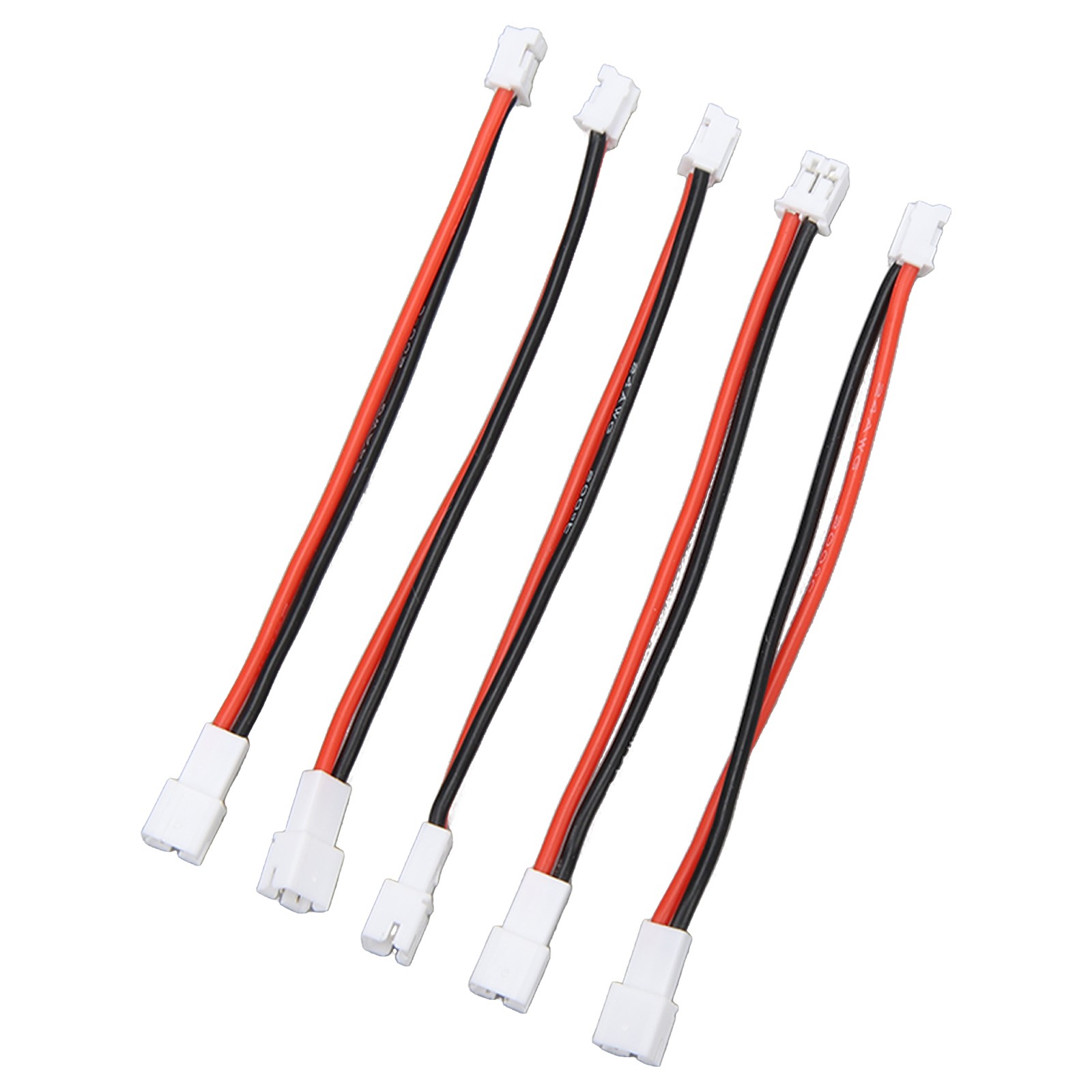 5Pcs PH2.0 2P Battery Adapter Cable For Axial SCX24 1/24 (3.6in)
