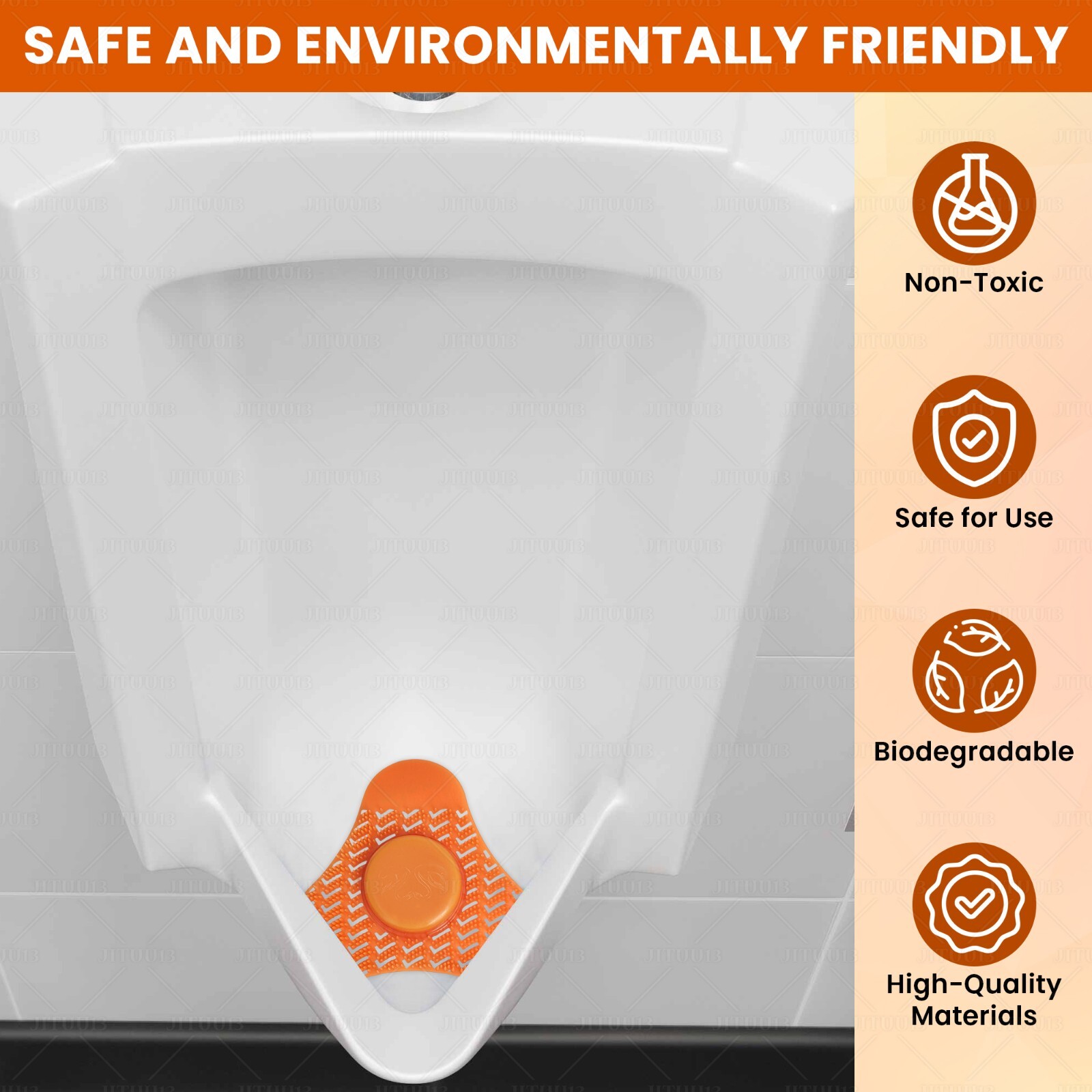 1-10 ) Janitorial Scented Urinal Cake Screens + Deodorizing Cleaners Anti-Splash