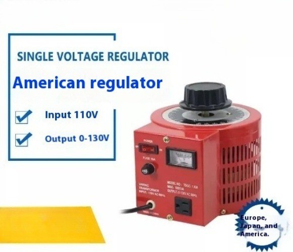 110V Single-phase Regulator 0-130V AC Voltage Regulator Power Regulator