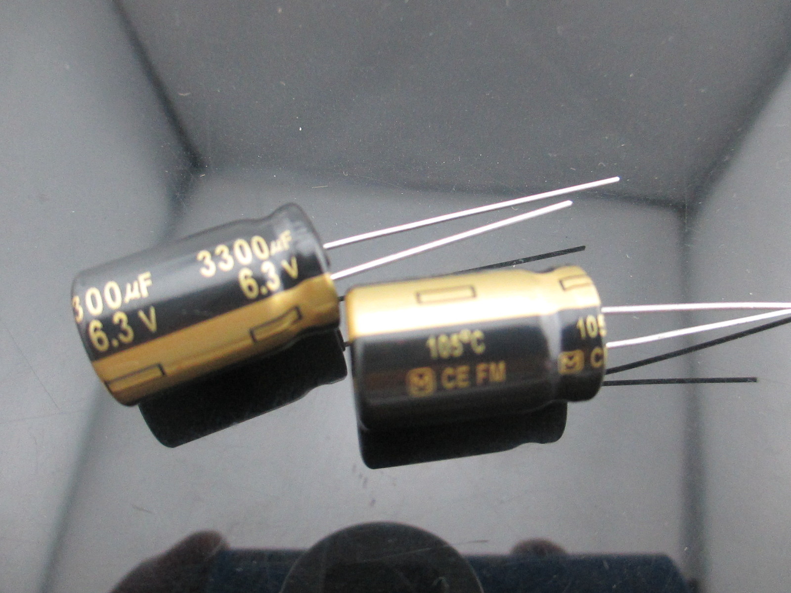 10* JAPAN Panasonic FM 3300uf 6.3V 3300mfd Impedance Electrolytic Capacitors