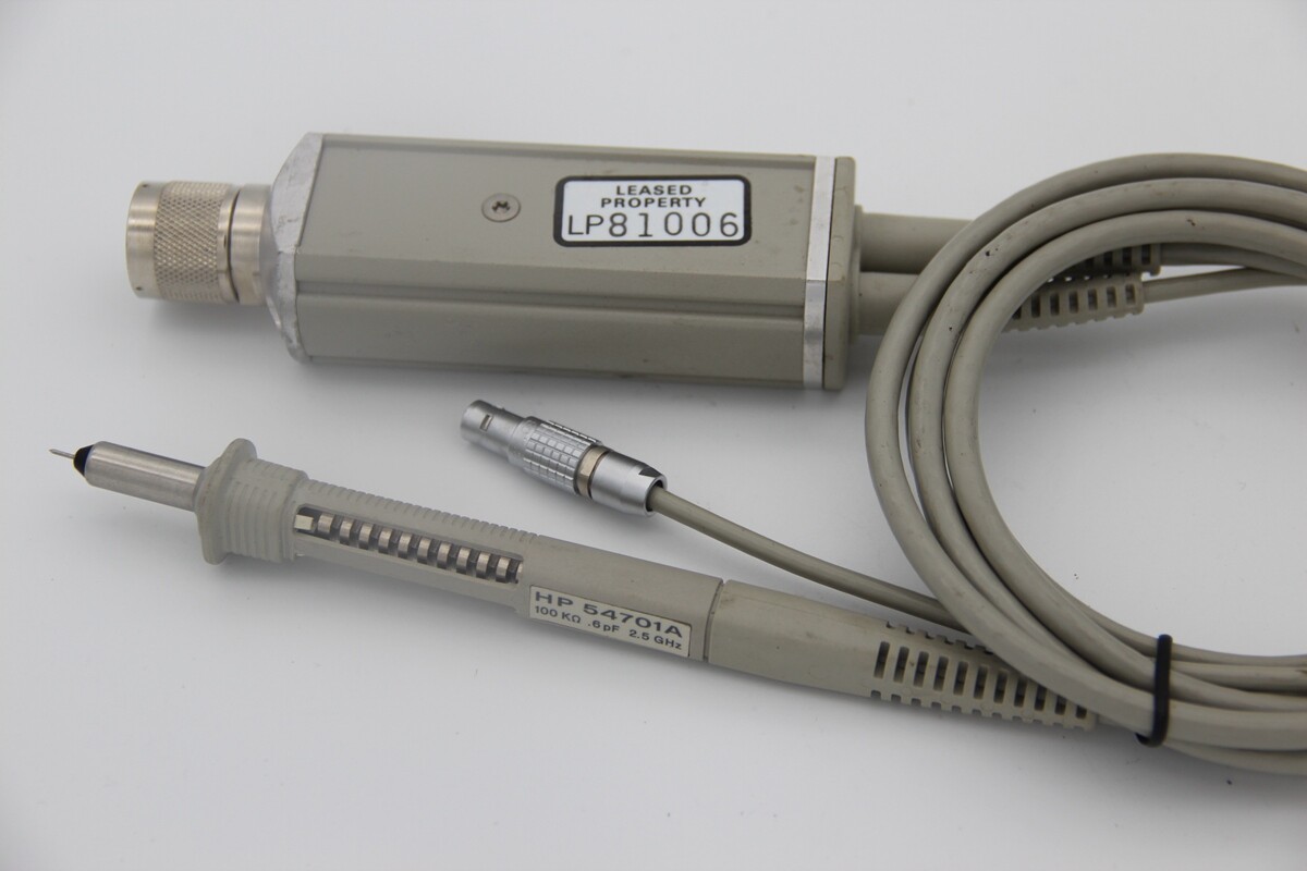 HP Agilent 54701A Oscilloscope 2.5 GHz 0.6 pF Active Probe Tested