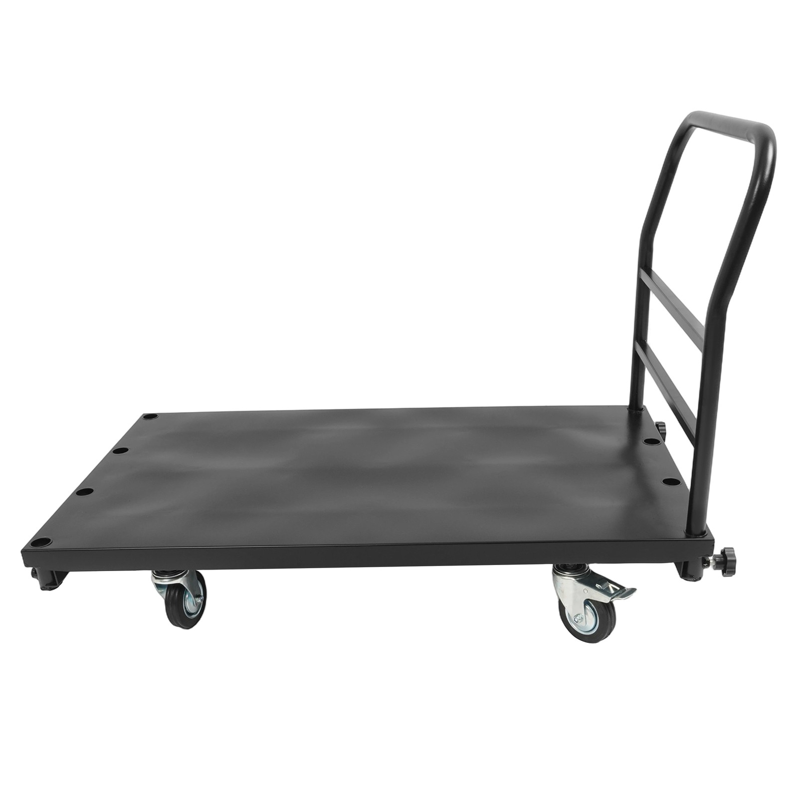 2200 lb 2- in-1 Drywall Sheet Cart, Lumber Platform Truck Dolly Cart W/4 Casters