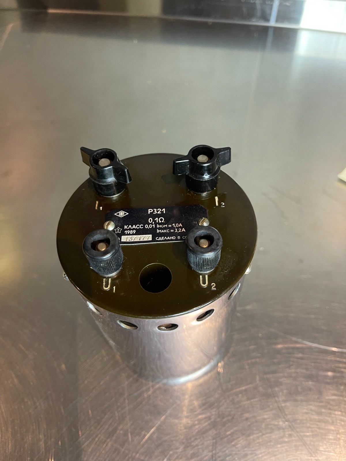 0.1 Ohm Ω Resistance Standard Resistor Calibrator Accuracy 0.01% NEW Tested