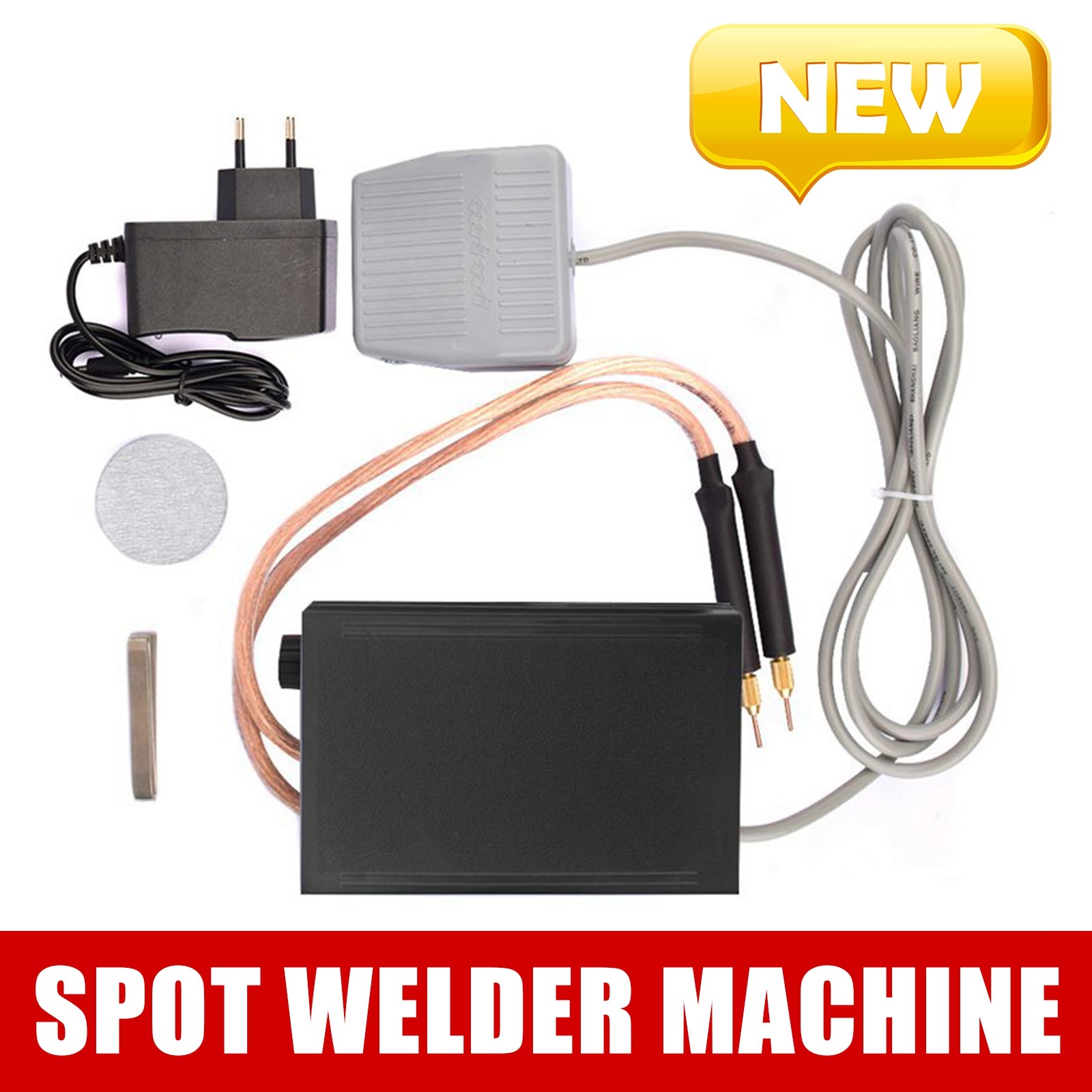 8000W Mini Spot Welder Machine DIY Kit Battery Spot Welding Pen Tools Black NEW