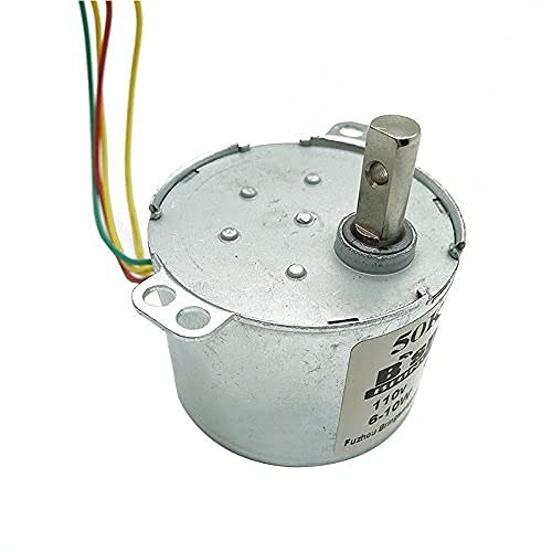 50KTYZ 110V 30rpm AC Synchronous Motor CW/CCW Gear Motor Low Noise for Barbec…