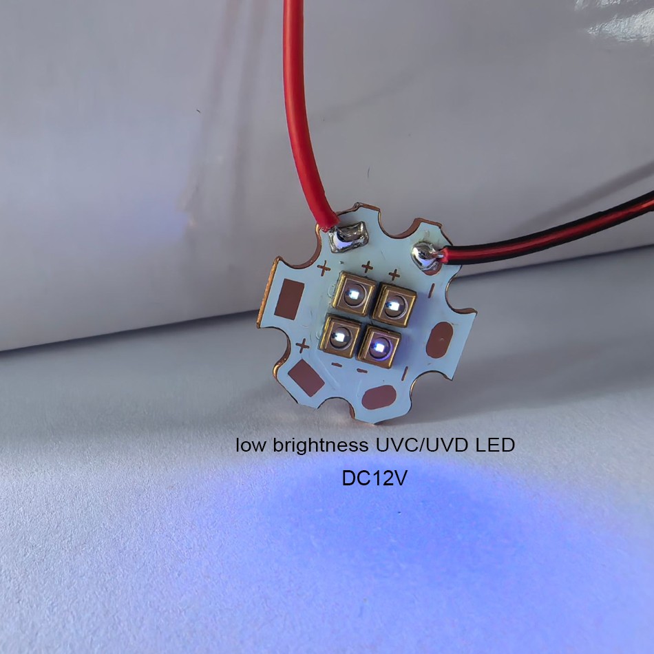 12V UVC 254/265/280/295/310nm 4w led Beads PCB Deep UV LED Ultraviolet Lamps