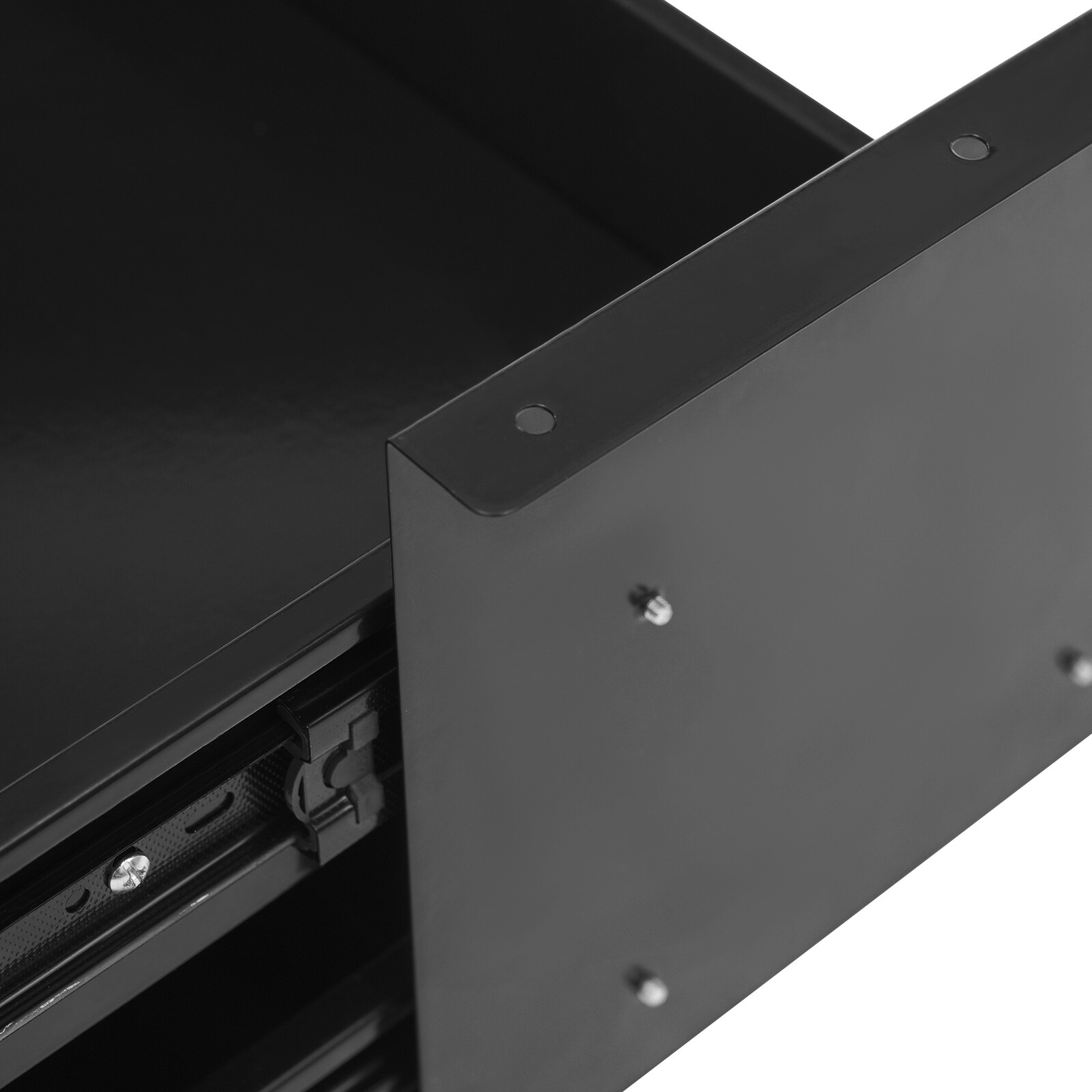 2 Layer Steel Under Desk Drawer Slide Out Dual Tier Under Desk Drawer Organizer