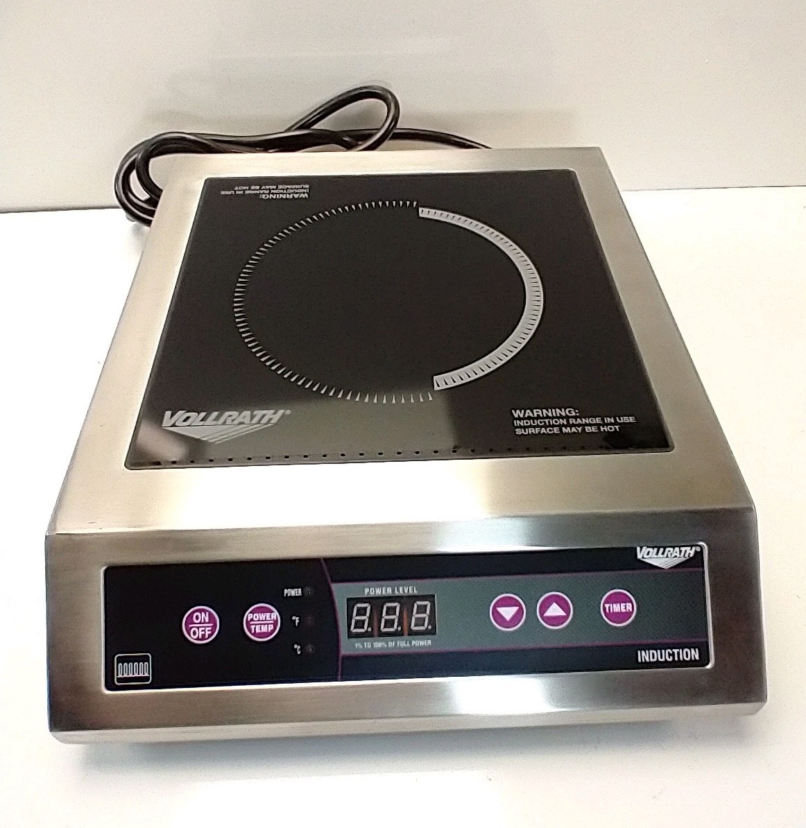 Vollrath 6954301 208V/240V 2200/2500W Commercial Induction Cooking