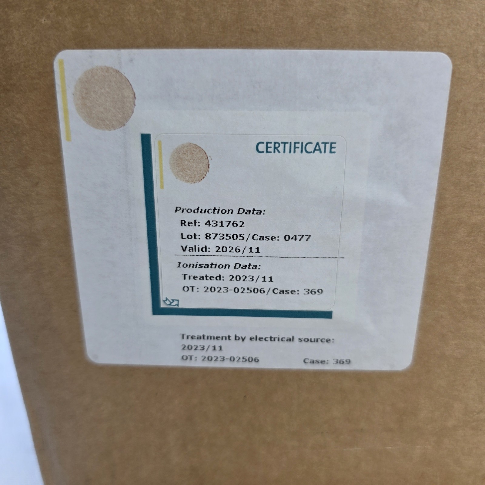FisherBrand FB0875713A Petri Dish 60mmx15mm 20/Sleeve 500/Case EXP: 11/01/2026