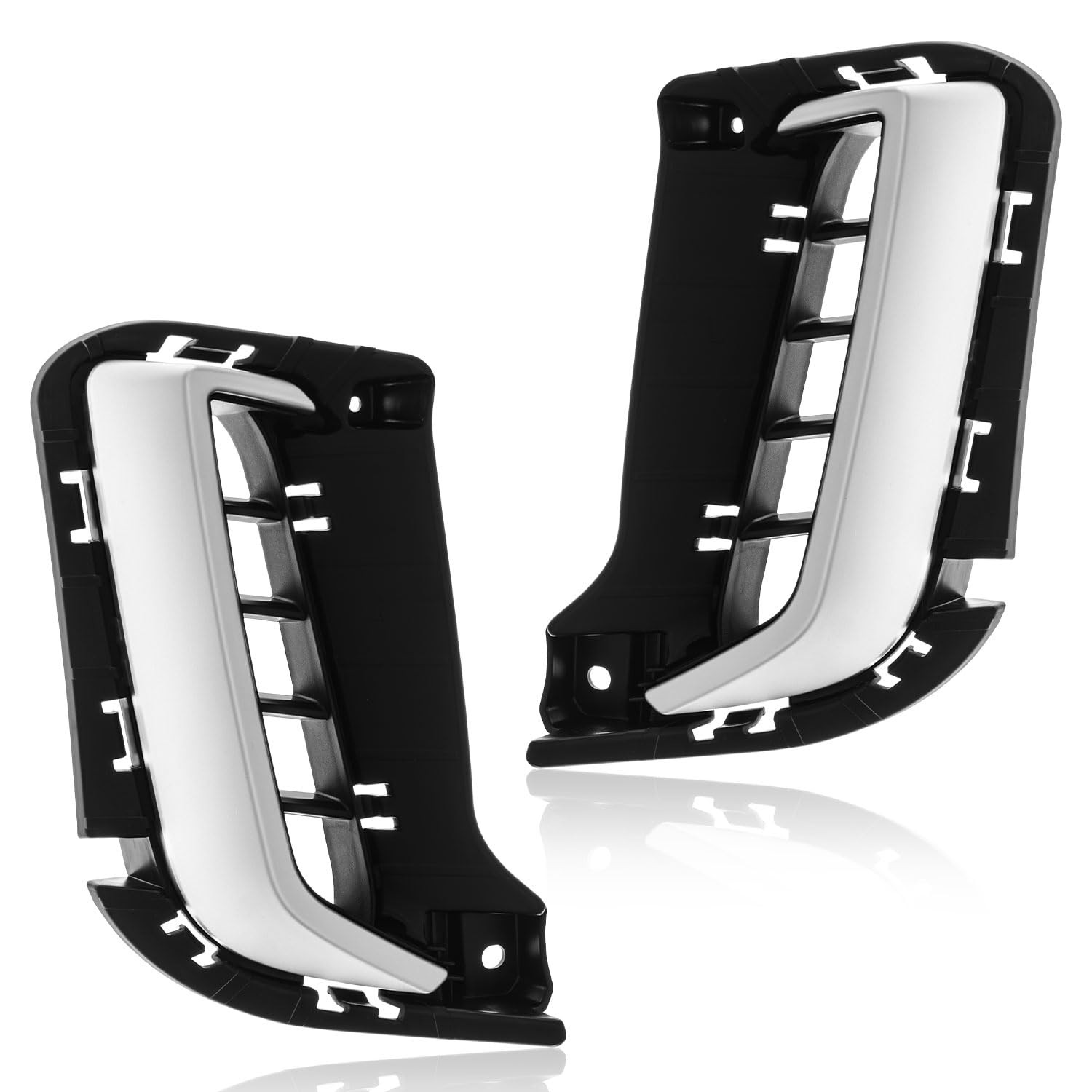 2020-2022 Telluride Fog Light Bezels Grey Painted Lower Grille Cover Trim Pair