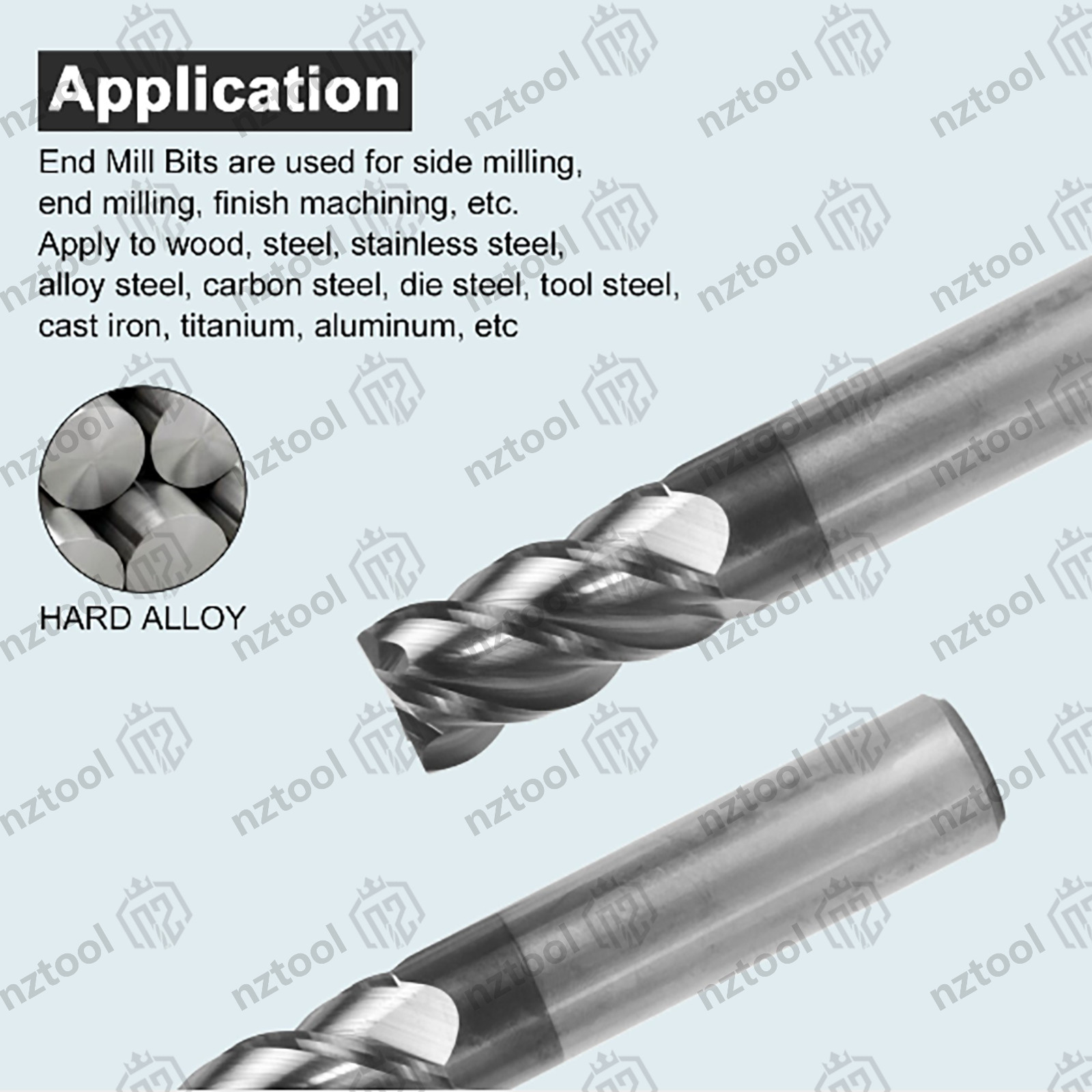 1 PCS 4 Flute 5/8″ x 1-1/4» x 3-1/2″ Square Carbide End Mill AlTiN Coated NEW