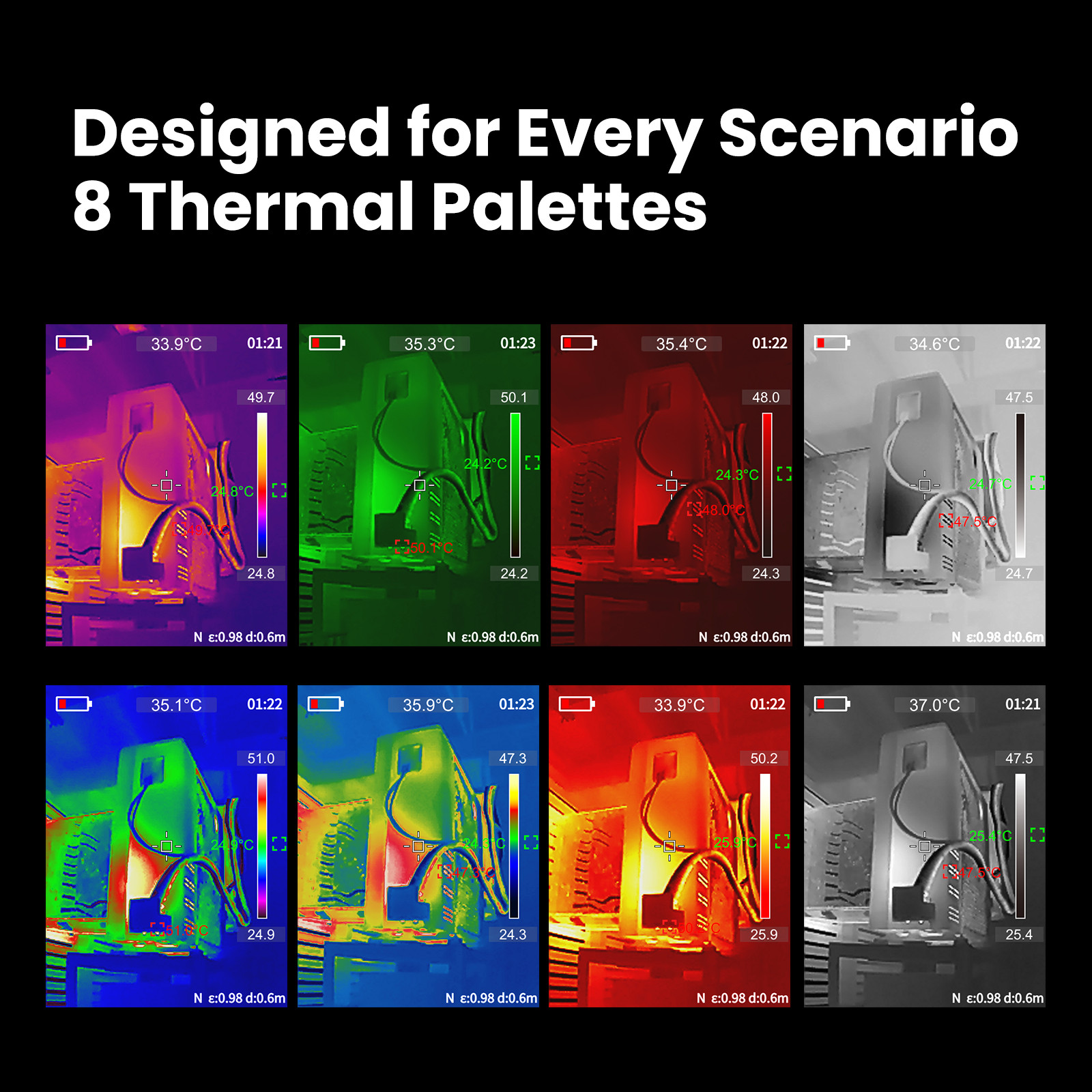 Mileseey Thermal Imaging Camera 320 × 240 IR Resolution 50 HZ Dual Camera