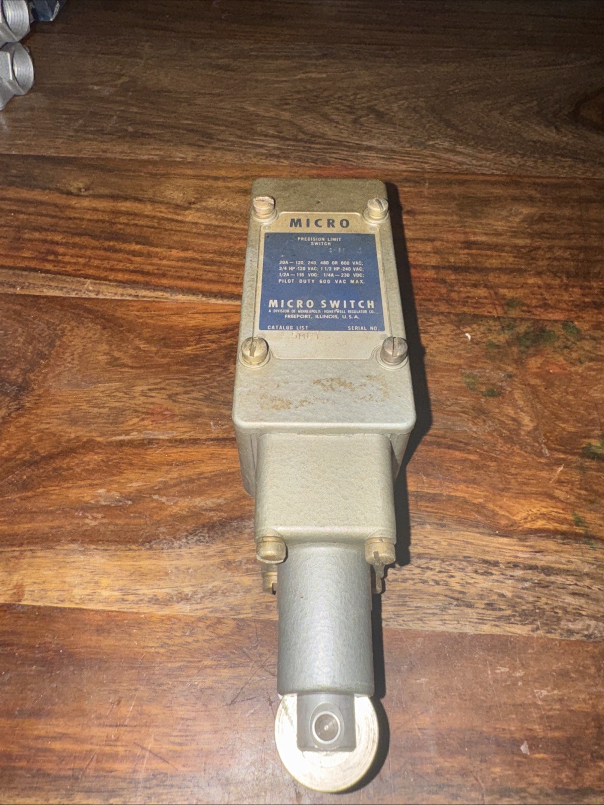 HONEYWELL MICROSWITCH 5ML1 PRECISION LIMIT SWITCH, Used, LO1