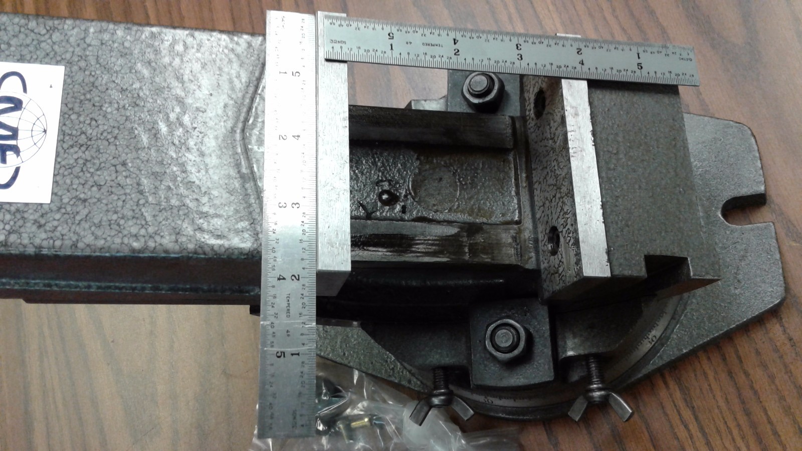 4″ Tilt & Swivel machine vise, 2-way compound vise, #850-TLT-04–NEW
