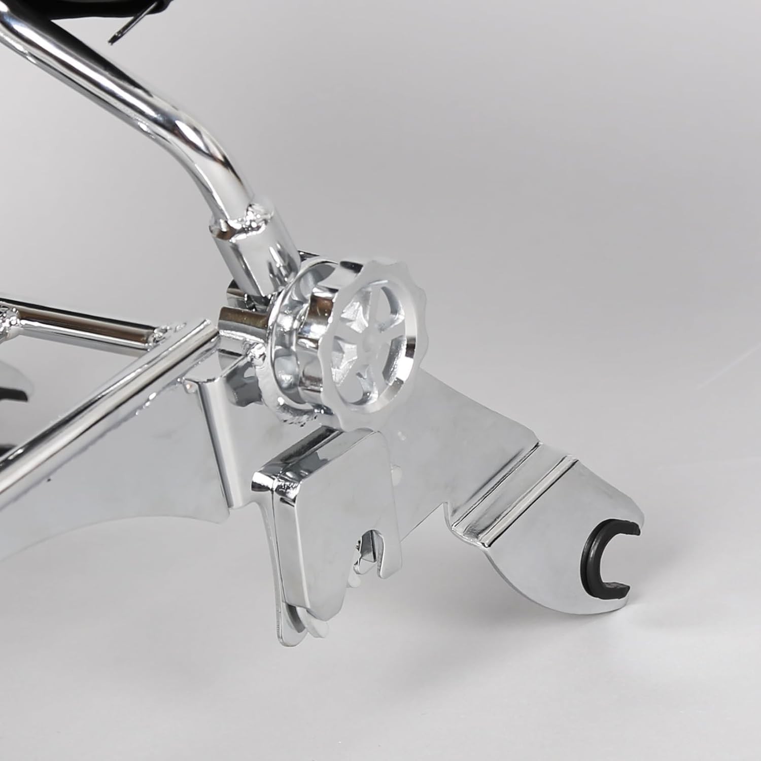 Detachable Sissy Bar Backrest w/Luggage Rack Chrome Heavy Duty Steel 09-24 FLHX