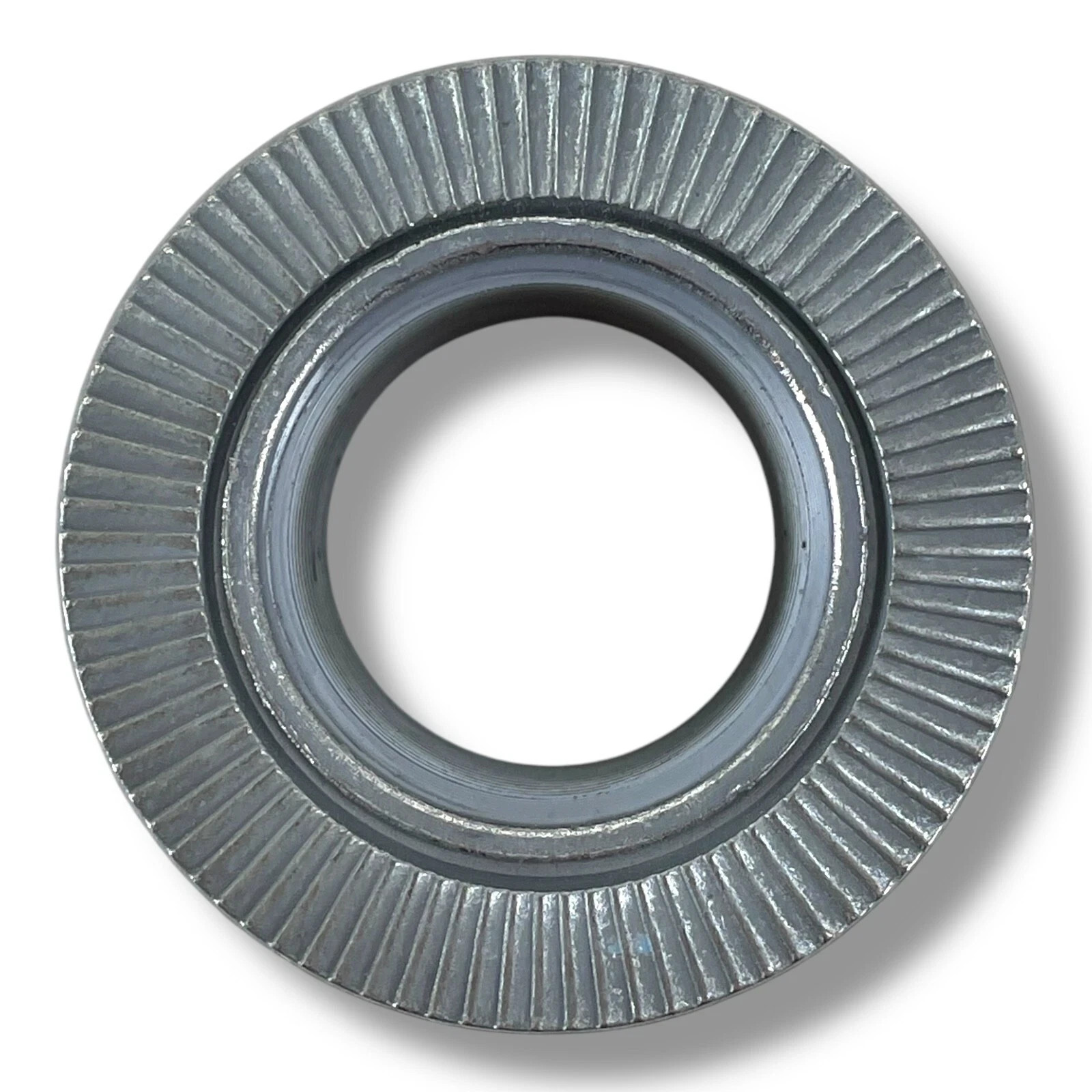 Tesla 3 Y 2017-2026 M24 x 1.5 class 8 Serrated nordlock flange nut OEM 1115558