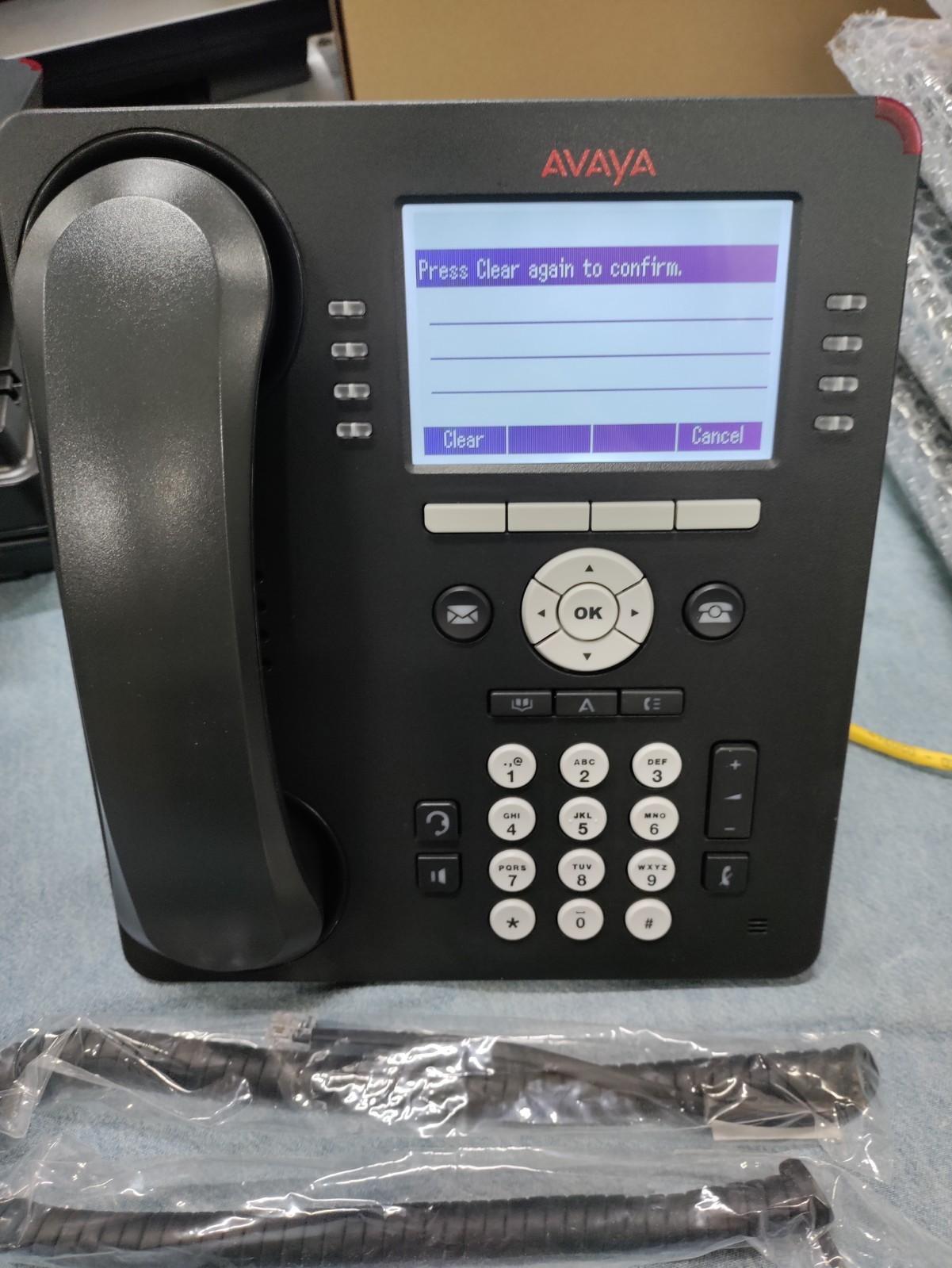 AVAYA 9608G 700505424 IP Office Phone, tested, reset to default, A stock.
