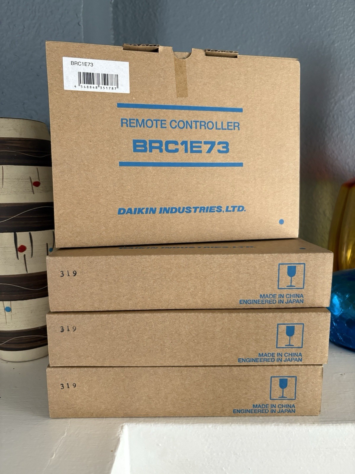 Lot Of 4 Daikin Industries LTD Remote Controller BRC1E73 NEW IN BOX