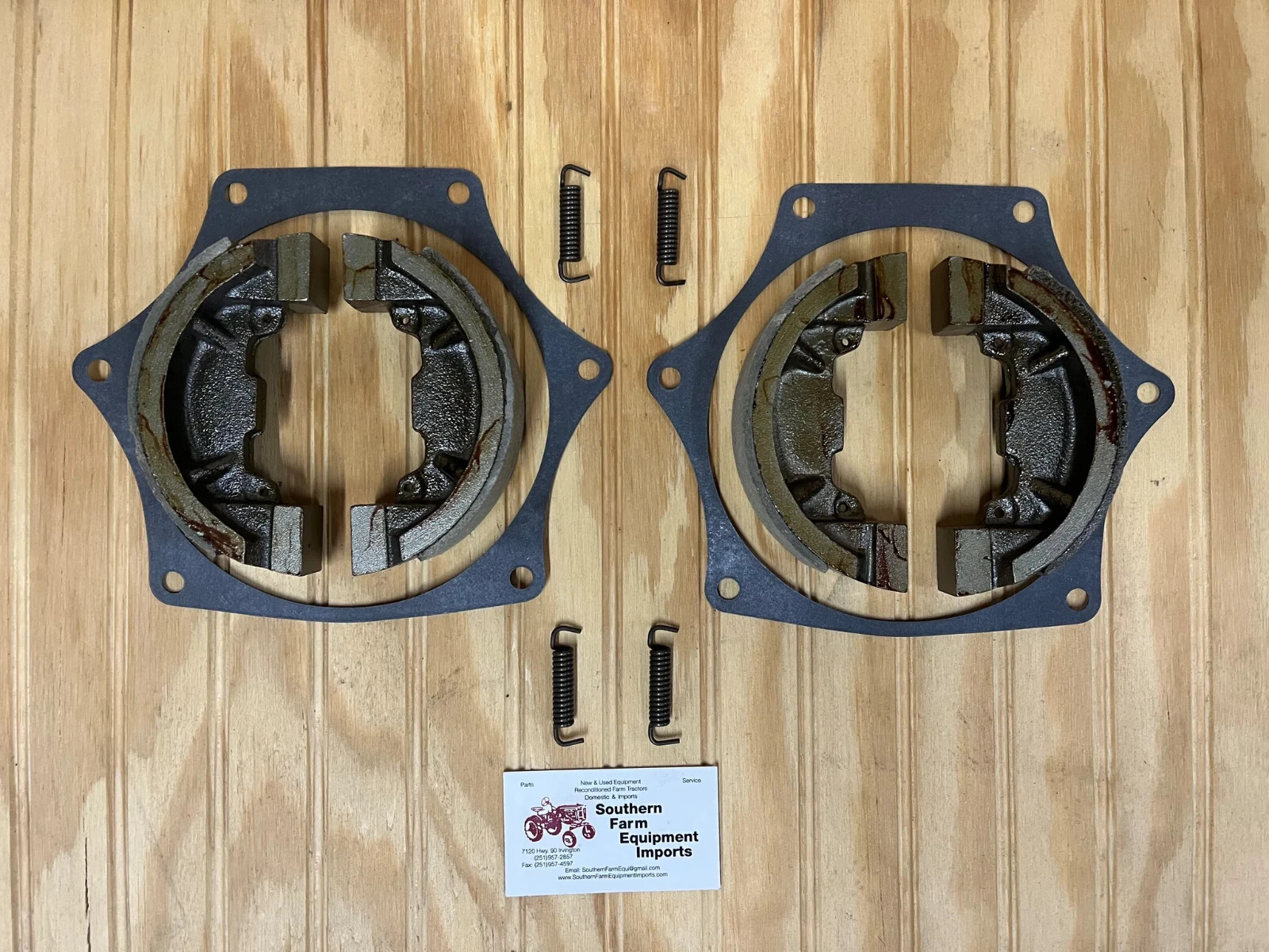 COMPLETE BRAKE KIT FITS YANMAR YM195, 240, 1500, 1600, 1700 RED, 1900, 2000 RED