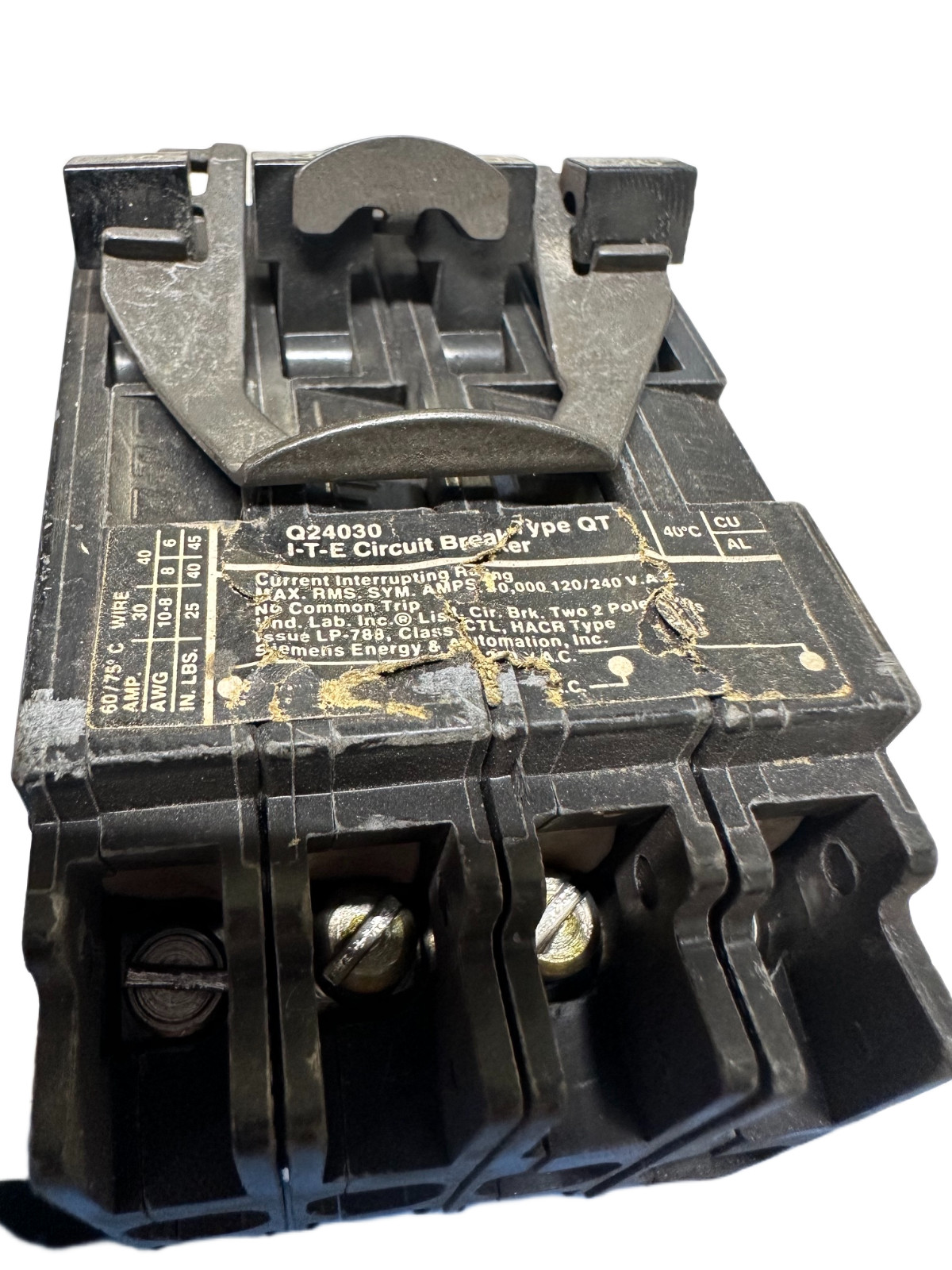 SIEMENS Q24030 Type QT QUAD 2P 40A/2P 30A CIRCUIT BREAKER 🔥 Fast Shipping 🔥