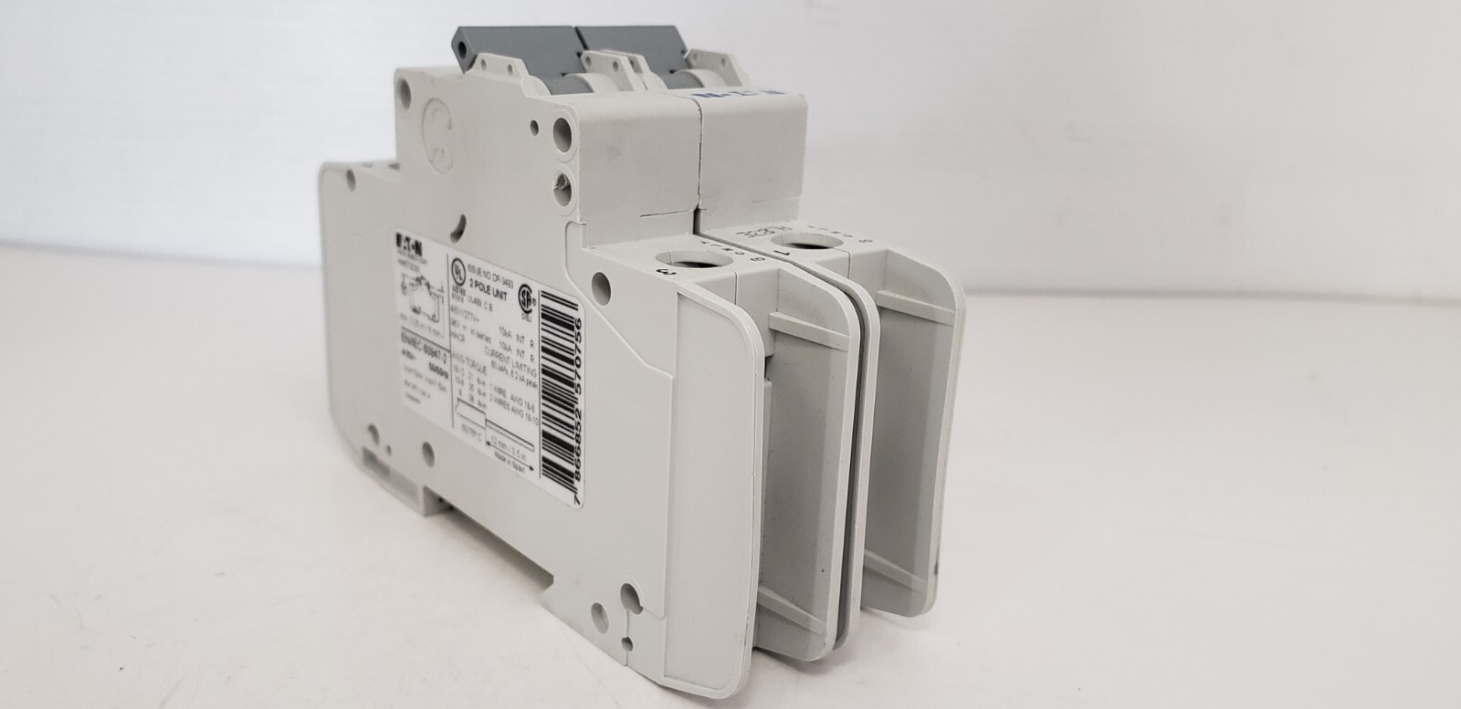 EATON WMZT2D30 (FAZ-D30-2-NA) CIRCUIT BREAKER, 2P 30A 10kA 480Y/277V TYPE D, NIB