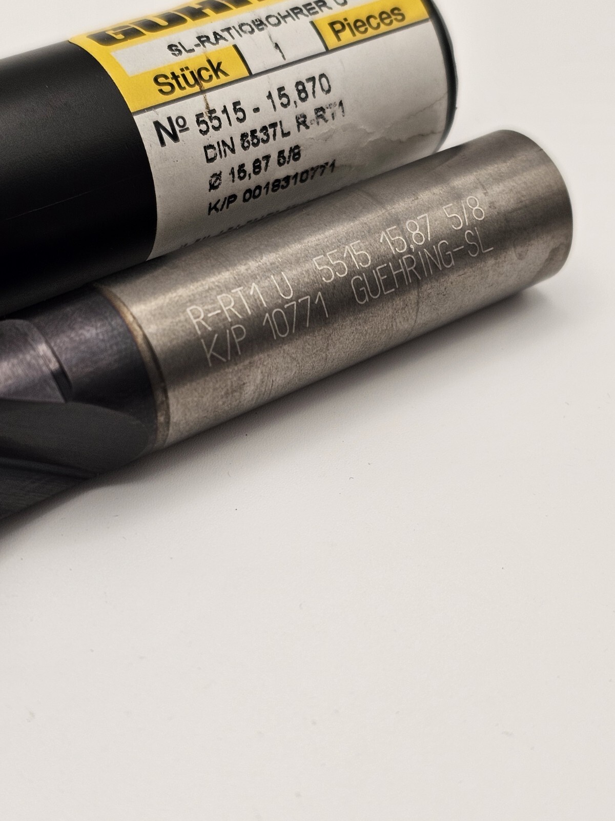Guhring 5/8″ Carbide Drill 16mm Shank 5515-15.87 Nano-Firex Coating