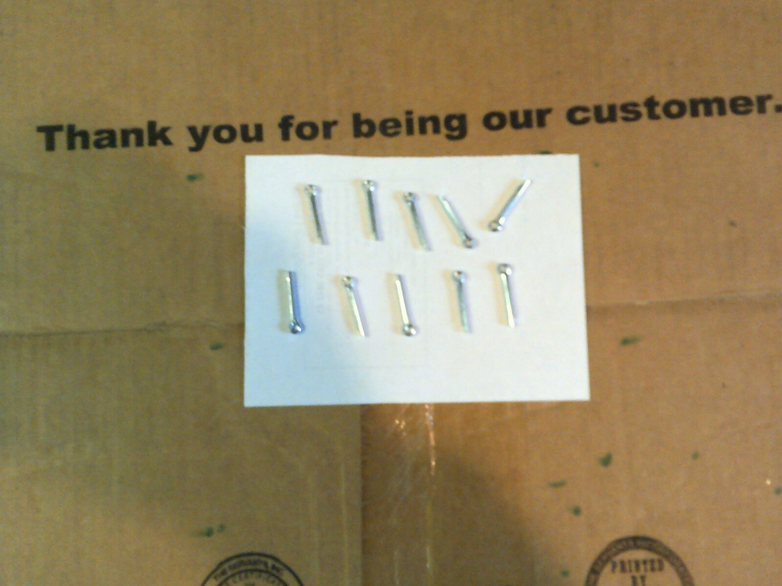 10 of Unbranded Part # 3 mm X 20 mm Metric Steel Cotter Pins