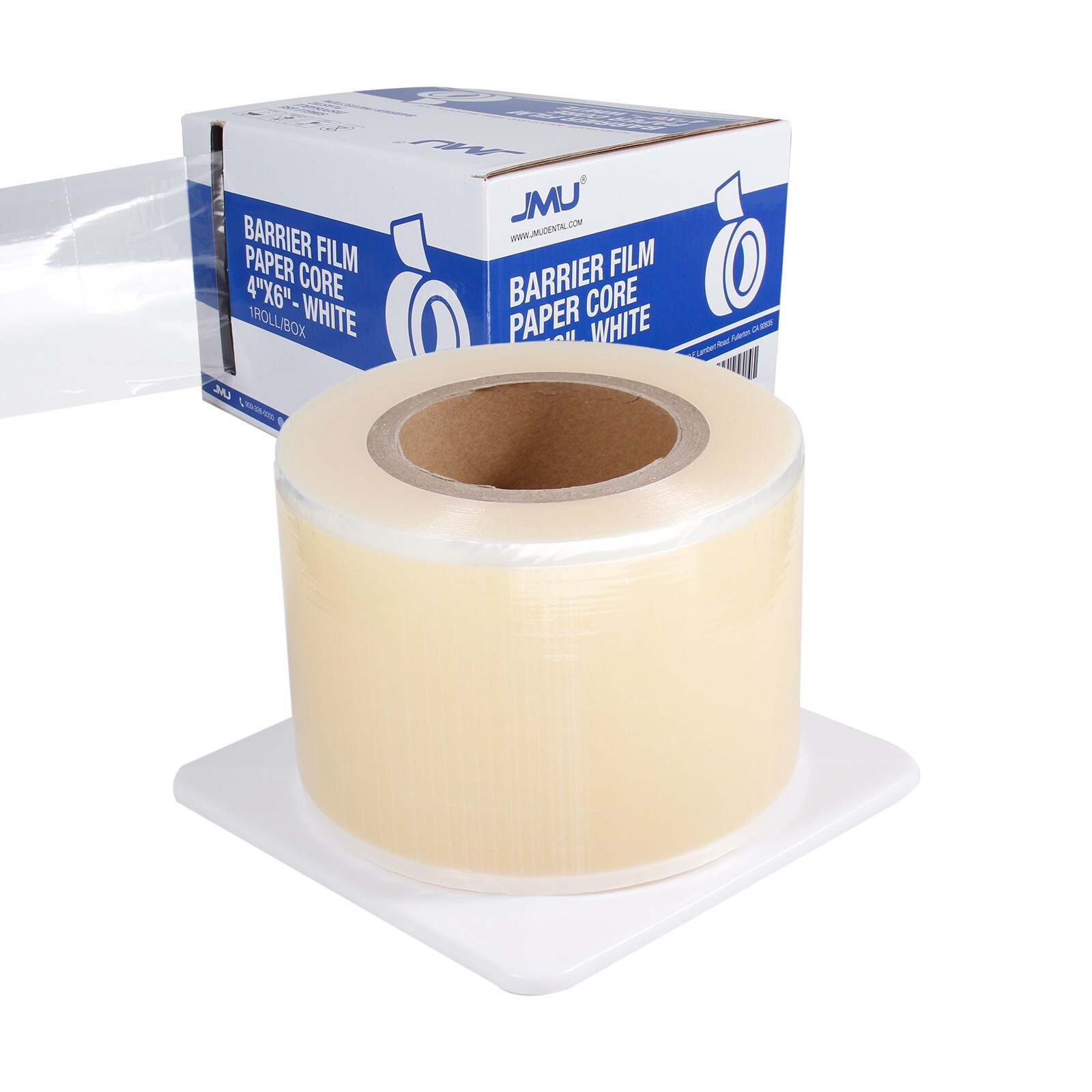 8 Rolls JMU Dental Barrier Film Sticky Wrap Clear 4″ x 6″ 1200 Sheets