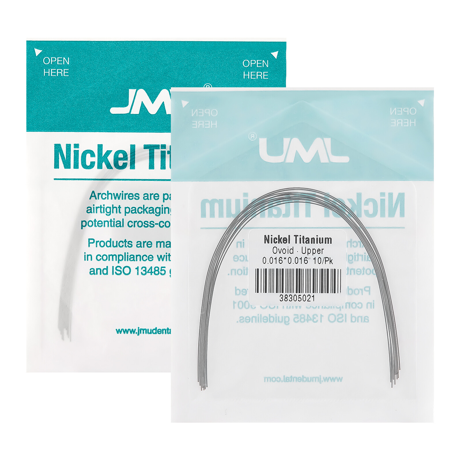 10Pack JMU Dental Orthodontic NITI Arch Wire Rectangular /Round Ovoid