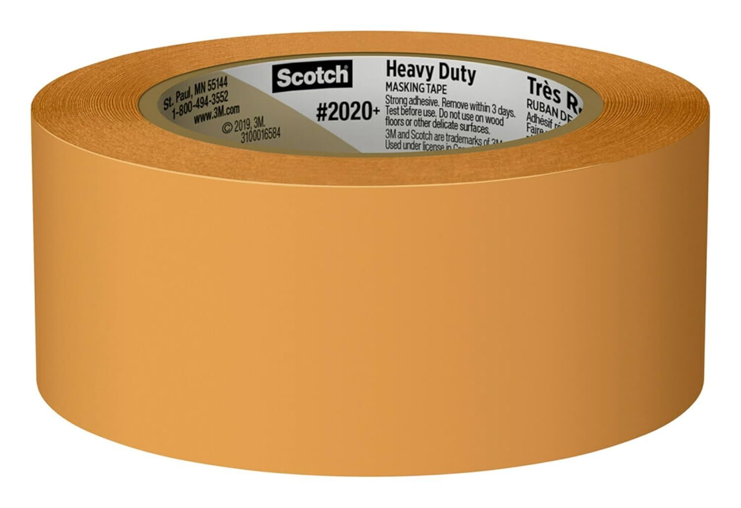 Scotch Heavy Duty Painter’s Tape, 3 Rolls, 1.88 in x 60.1 1.88″ Width, Orange