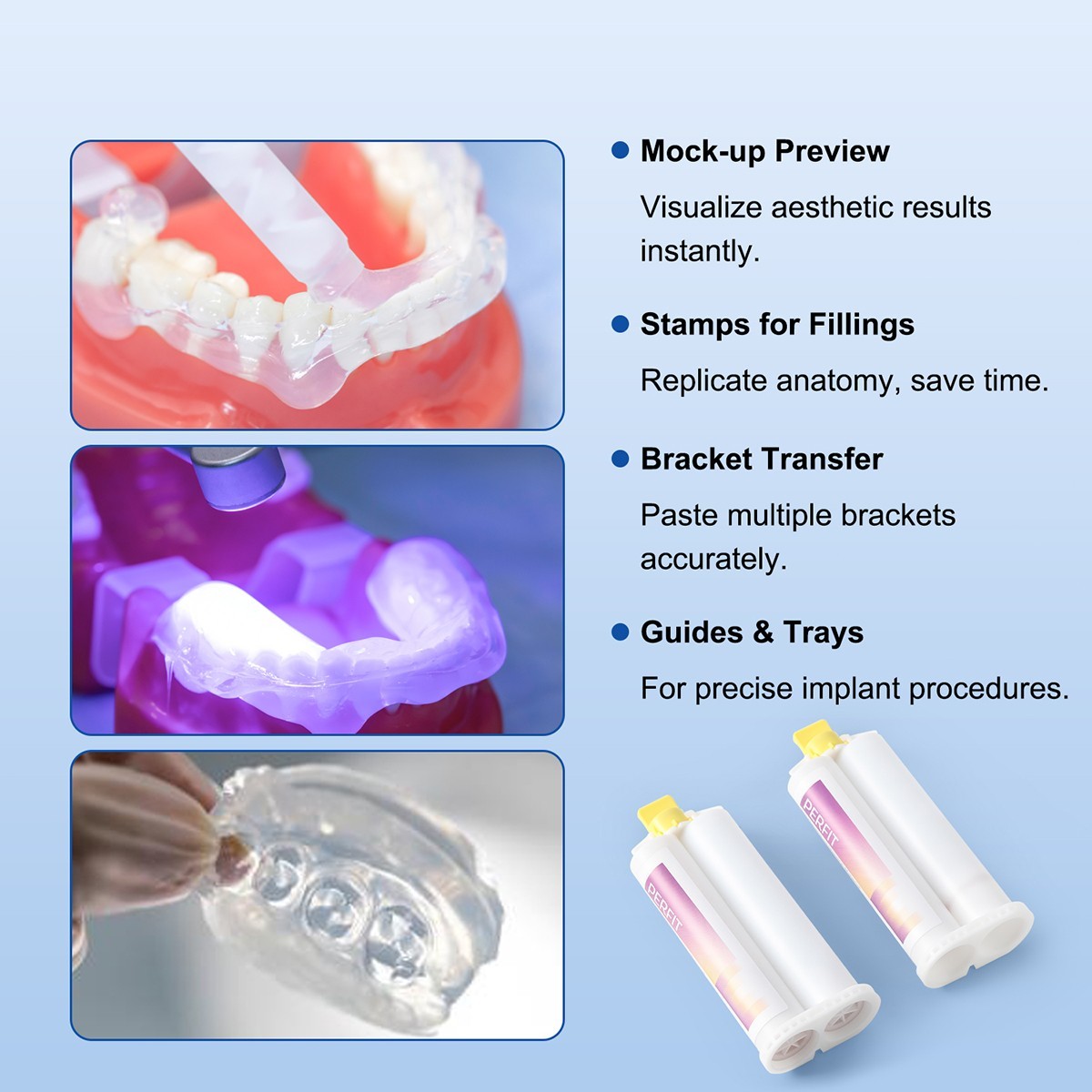 AZDENT Dental Elastomeric Impression Material Regular Body Fast Set Type 2