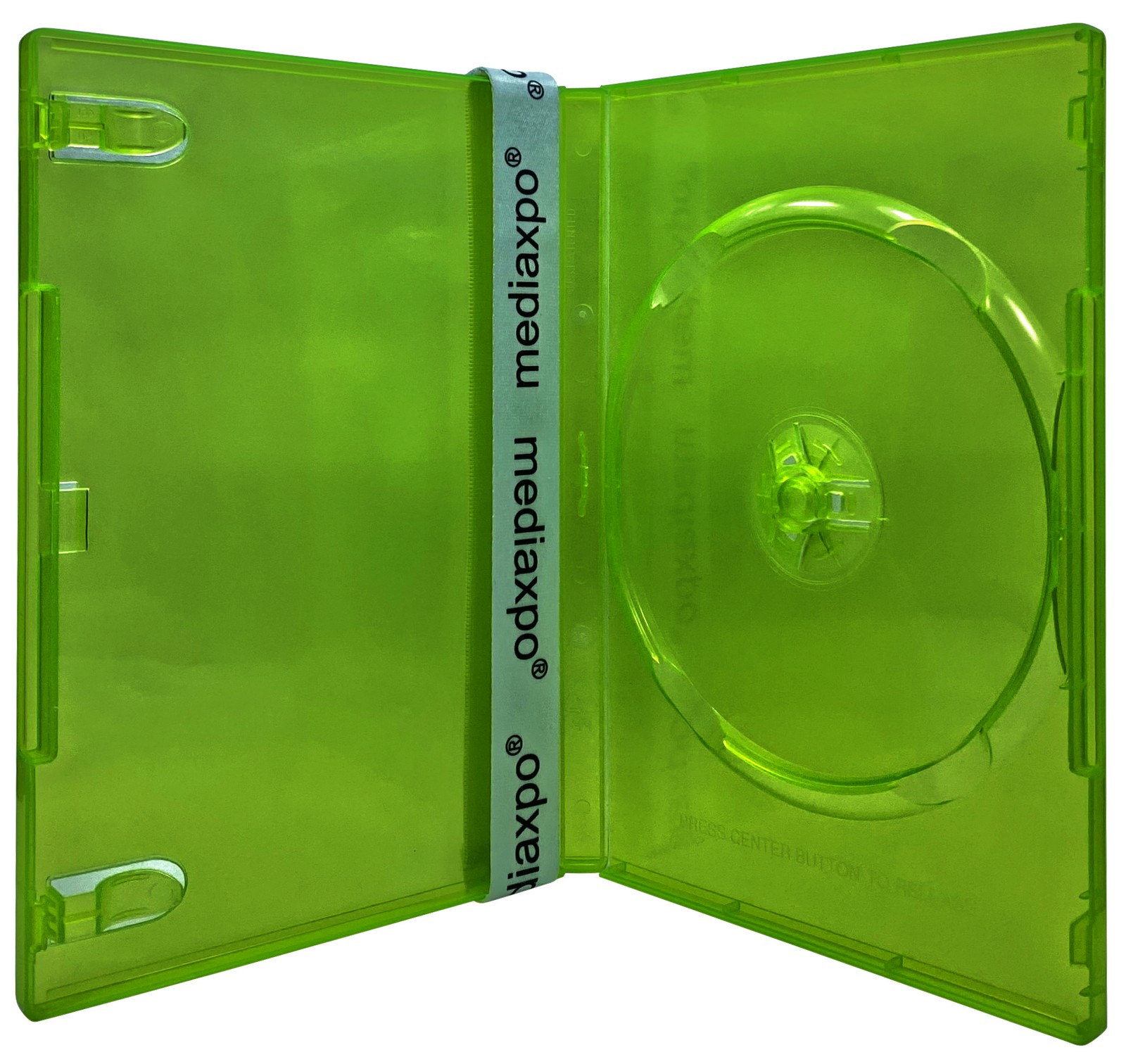 50 STANDARD Clear Dark Green Color Single DVD Cases & 100 OPP Bags