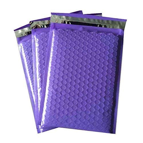 ProLine 50 Mixed Color #0 6.5×9-Inch Extra Wide 6.5×9, 25 White+25 Purple