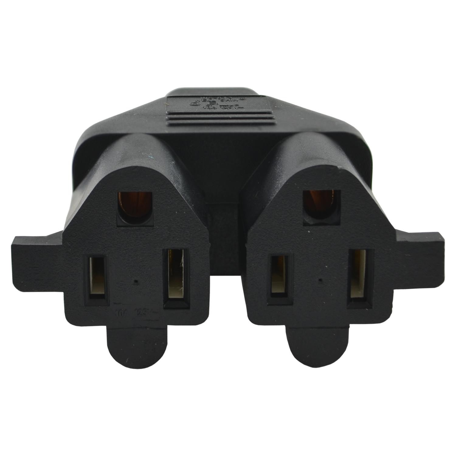Conntek 30101 C14 to (2)5-15R Power Tap