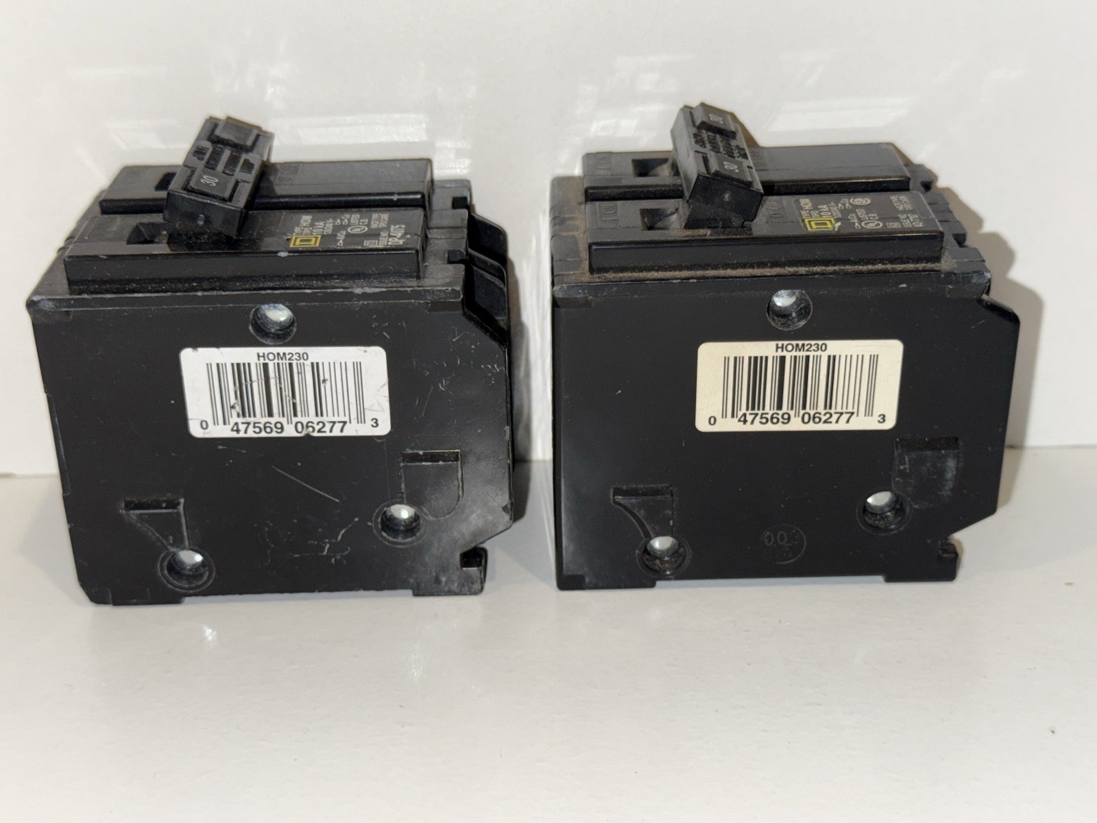 Square D HOM230 Circuit Breaker Lot Of 2 *USED*
