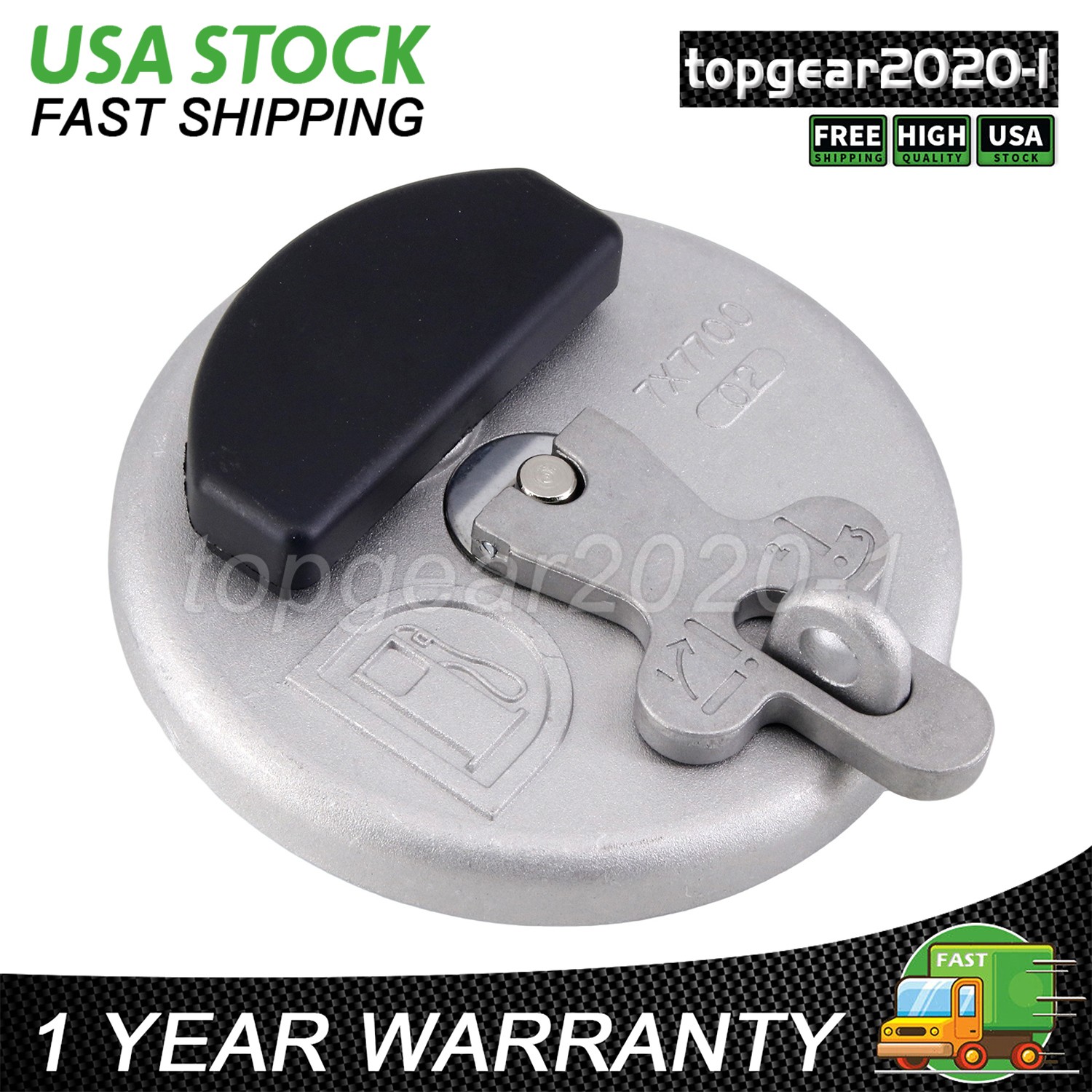 Locking Fuel Cap for Caterpillar Dozers D5G D5H D5M D5N D6E D6F D6G D6H D6M