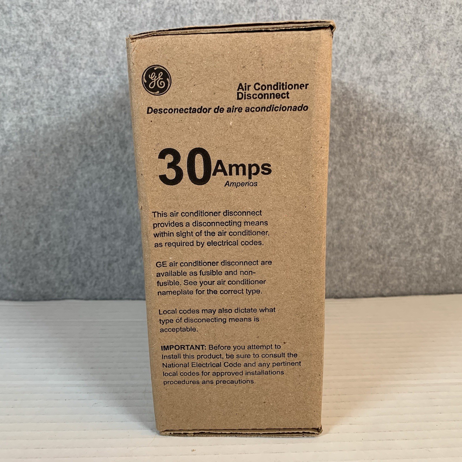 Genuine GE Air Conditioner Disconnect TF30RCP 30 Amps Fusible NEW Boxed