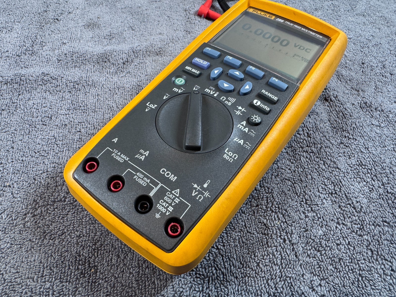 Fluke 289 True RMS Industrial Multimeter w/ Leads and Pouch