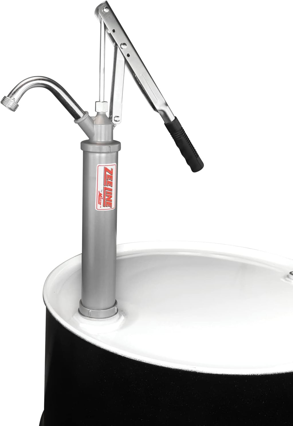 ZE381, Lever Action Pump for 15-55 Gallon Drum Pump, 1 Gallon per 9 Strokes, Bar