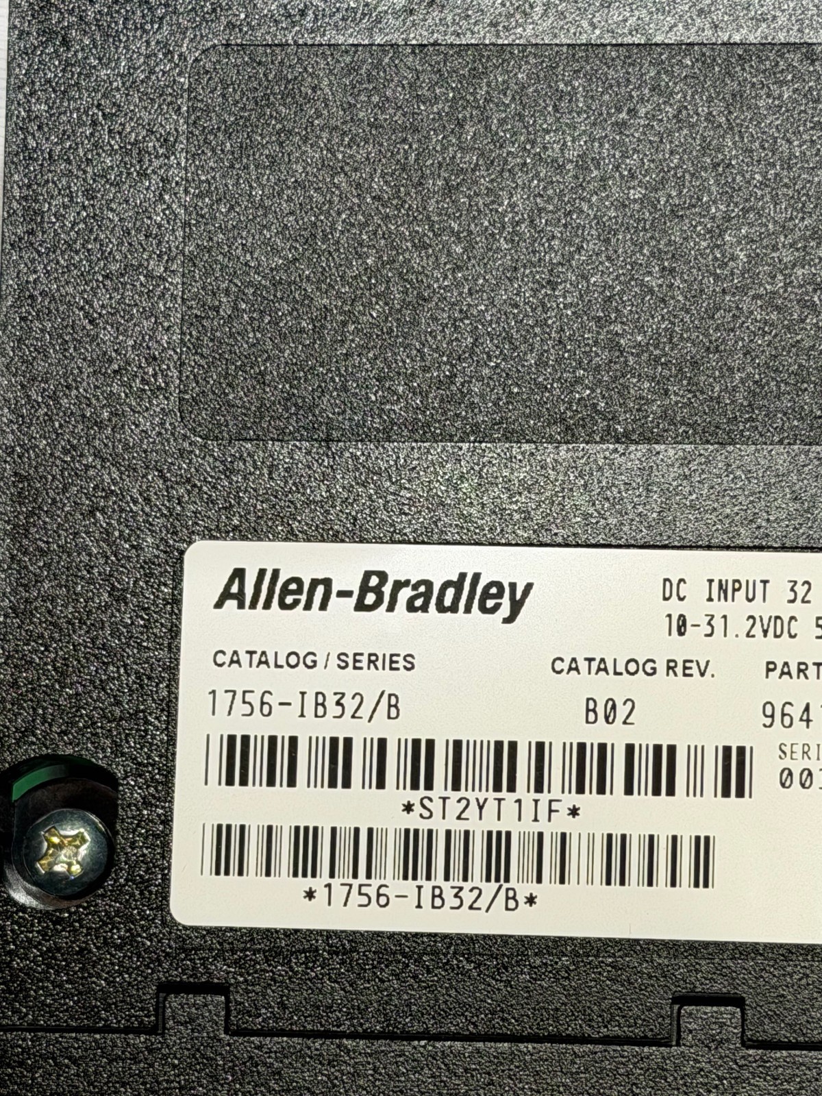 Allen-Bradley ControlLogix 1756-IB32 32 Point Digital Input Module 24VDC