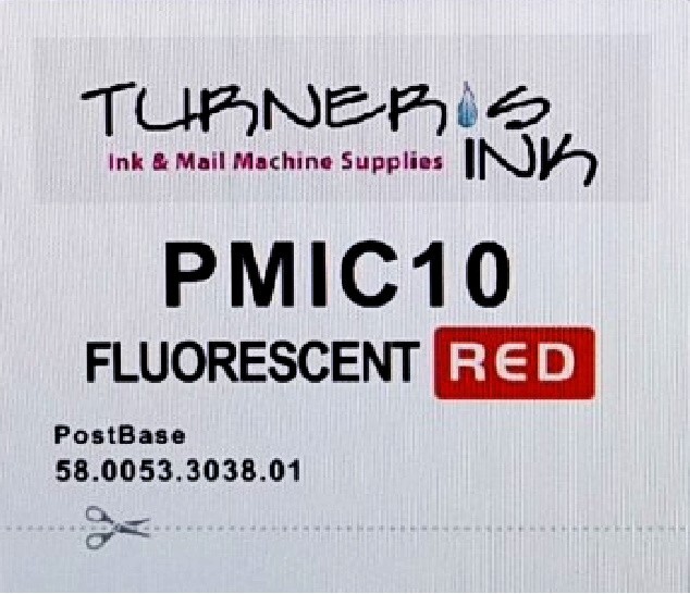FPPMIC10 Postbase Mini Machines Only Compatible USPS Approved Red Ink Cartridge