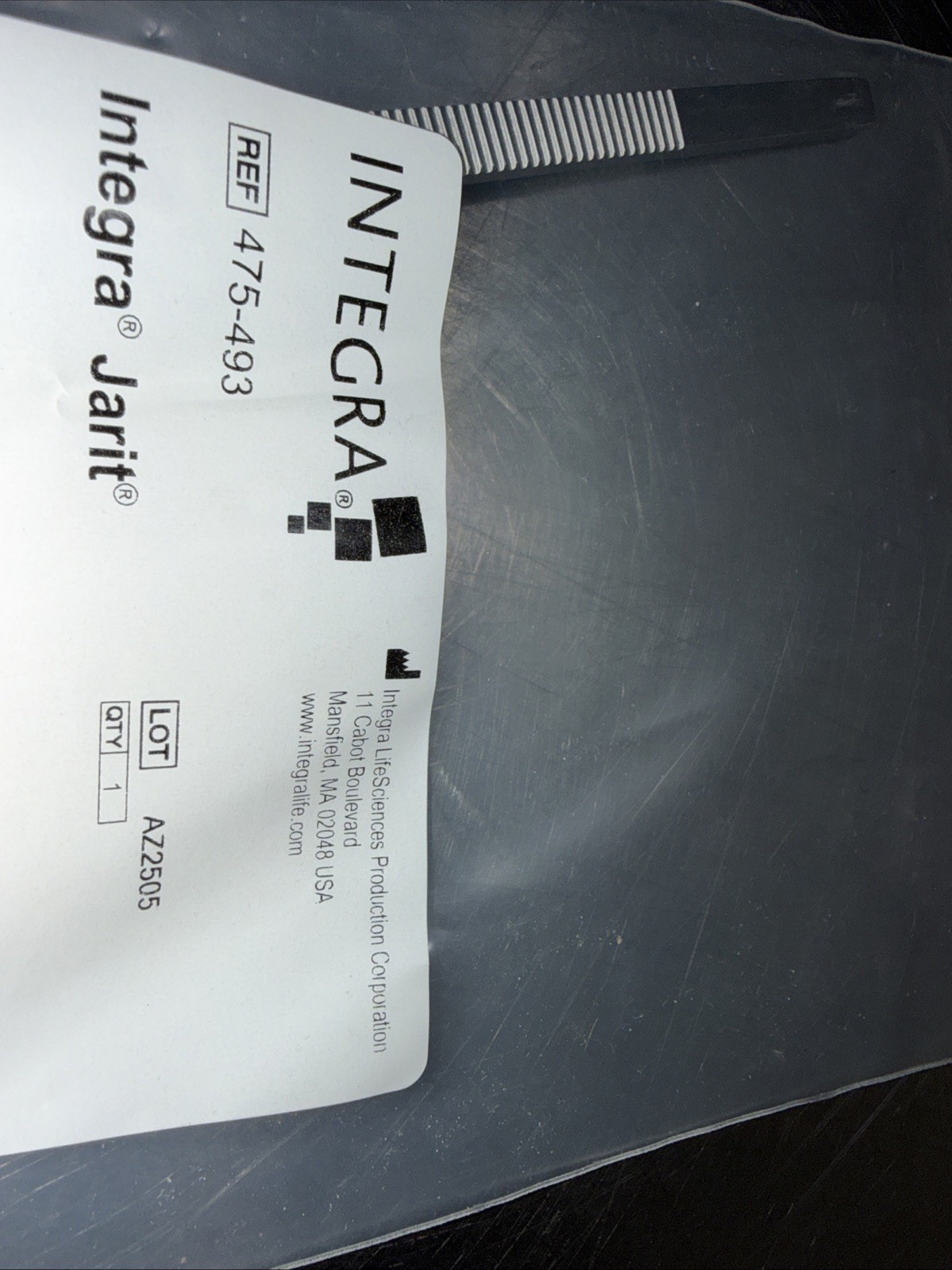 Integra LifeSciences Jarit Instrument REF 475-493