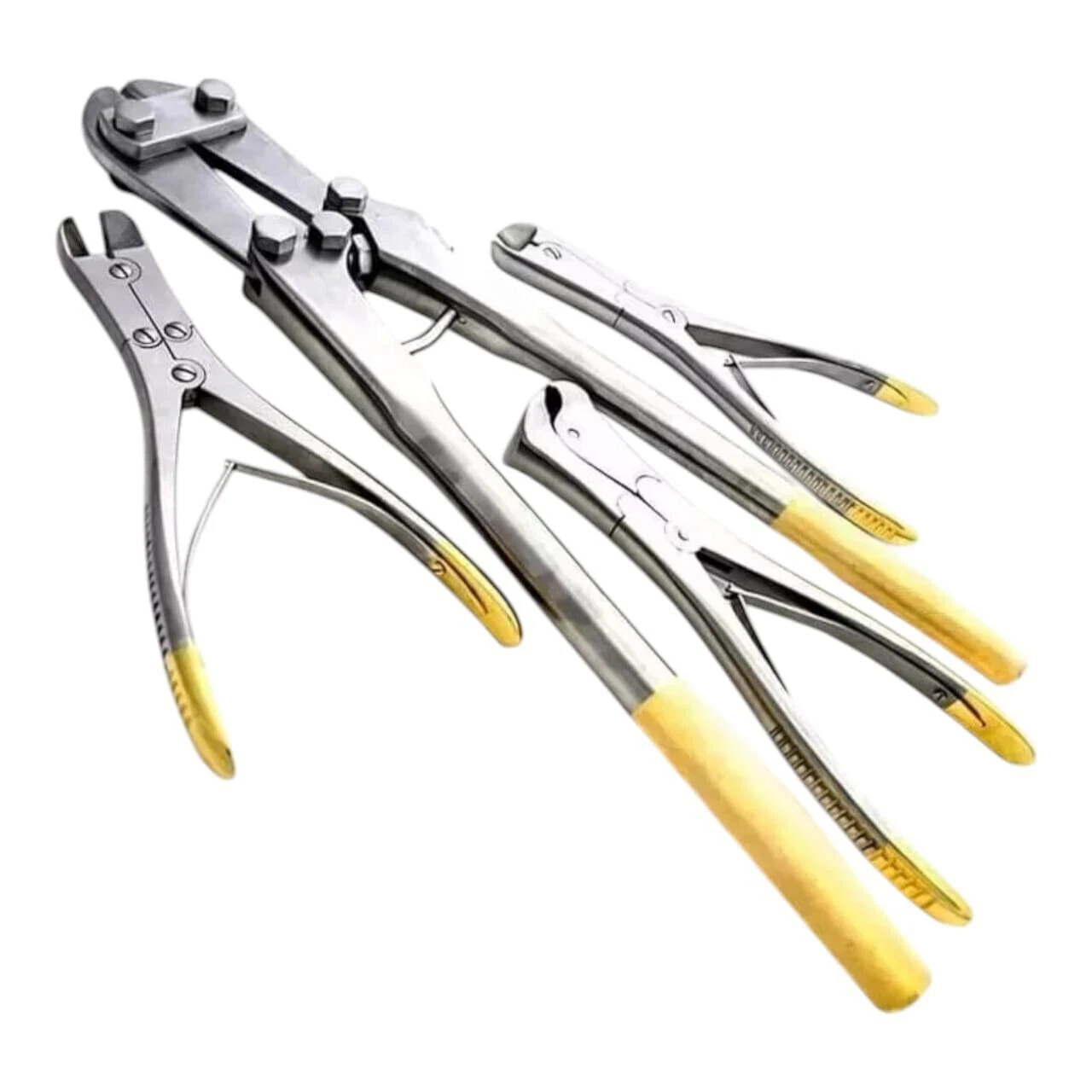 Orthopedic TC Pin Wire Cutter Set – 4 Pcs Surgical Instruments
