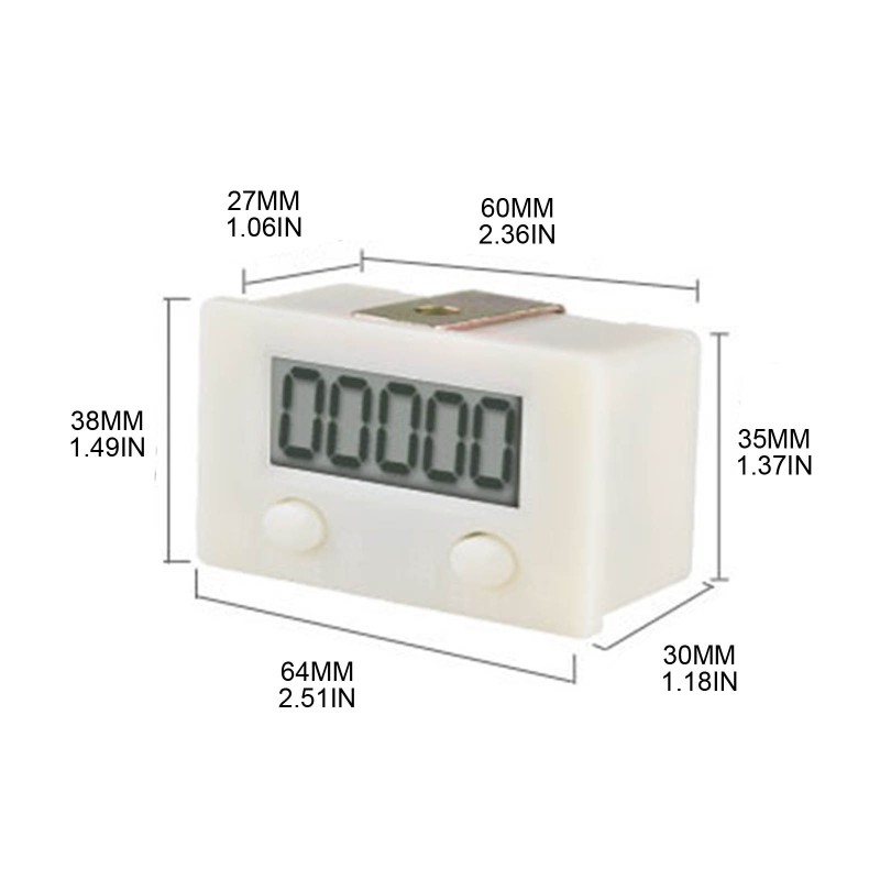 Induction Counter, Metal Sensor with 5-Digits Large-Screen LCD Digital
