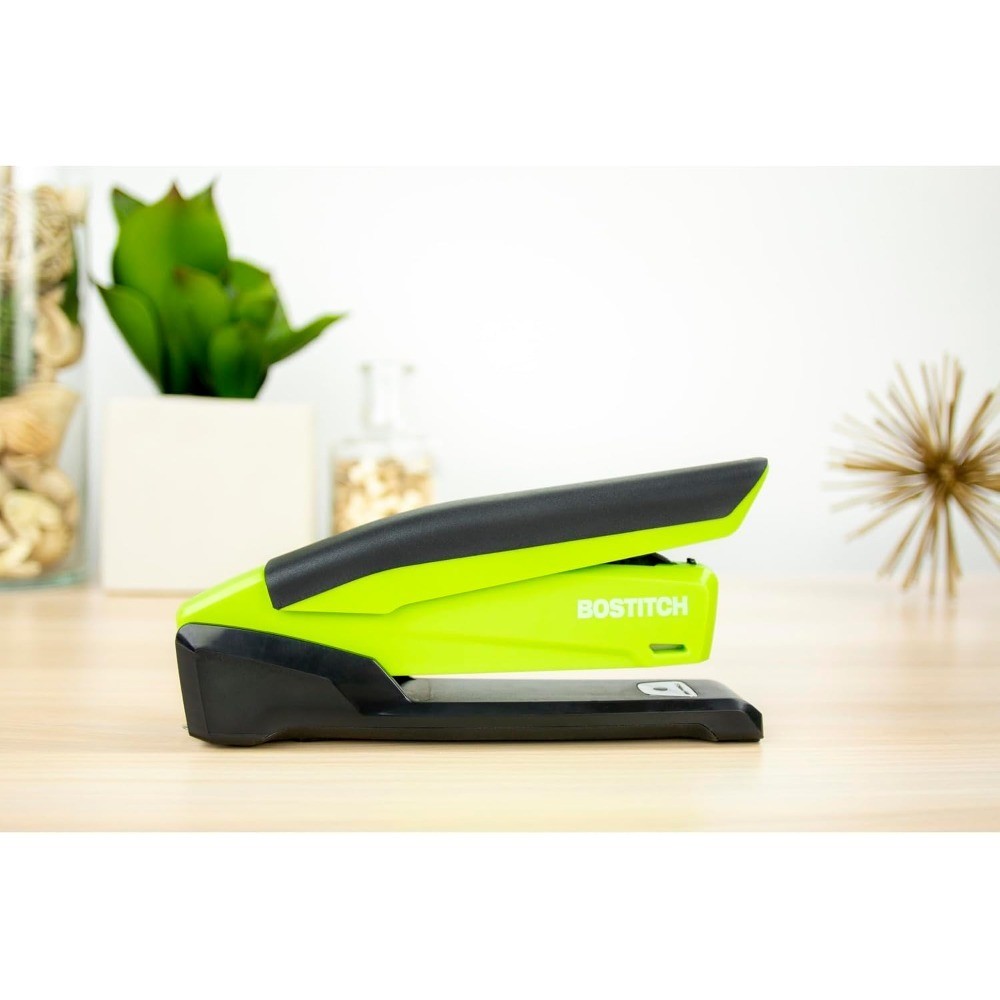 Office InPower Spring-Powered Desktop Stapler, 20 Sheet Capacity, One Finger