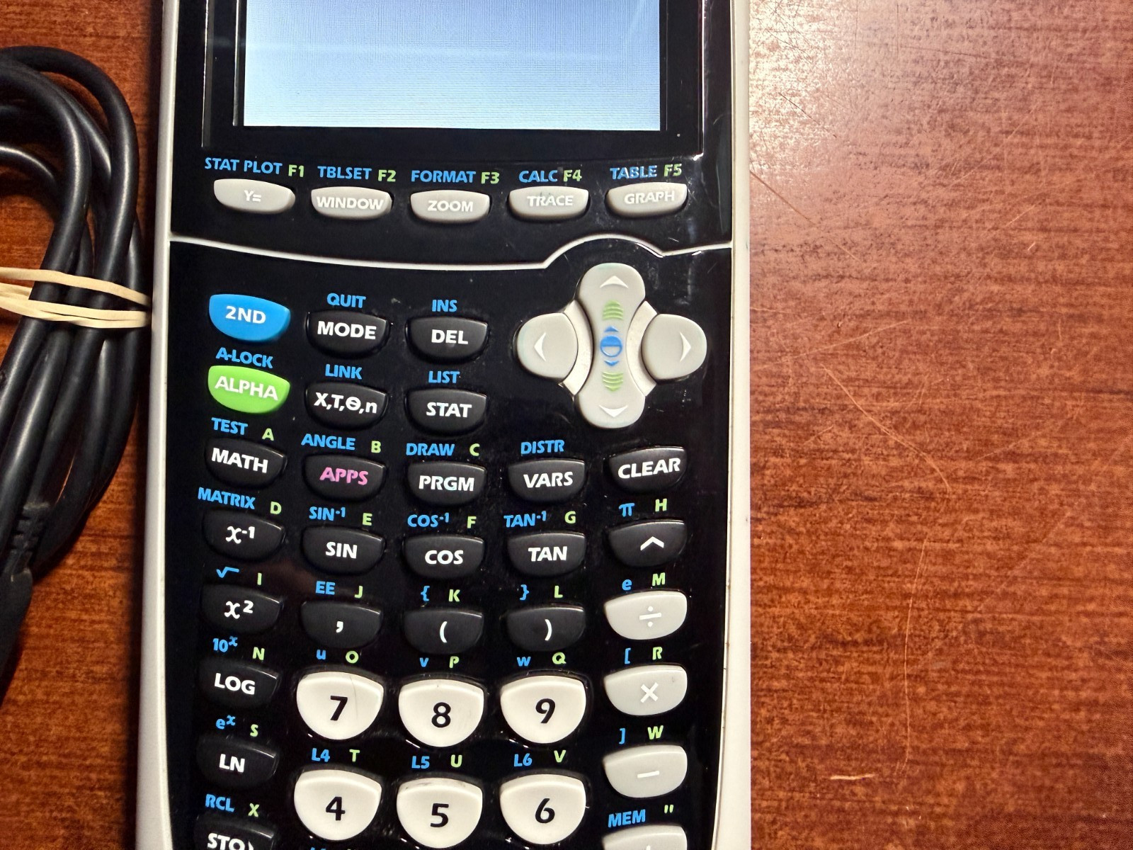 Texas Instruments TI-84 Plus C Silver Edition Graphing Calculator + Cable