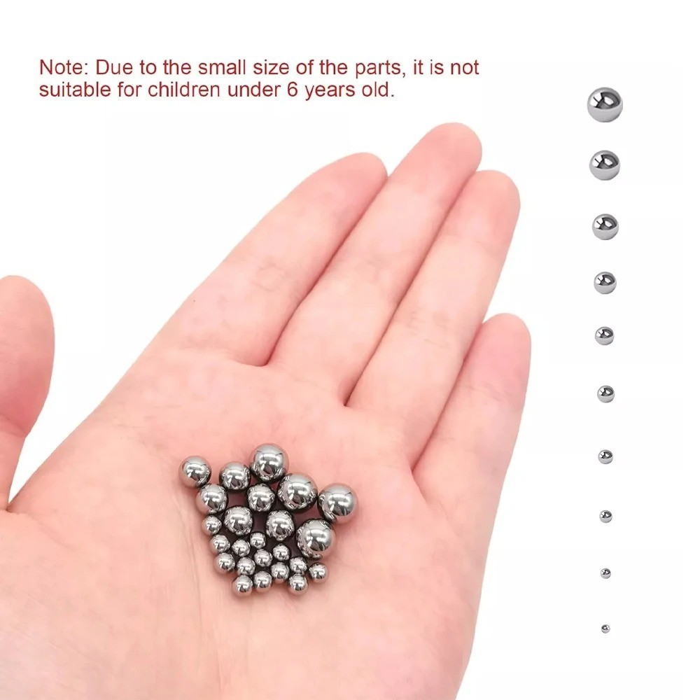 304 Stainless Steel Bearing Balls Precision Solid Ball Bearings 1mm-10mm Dia
