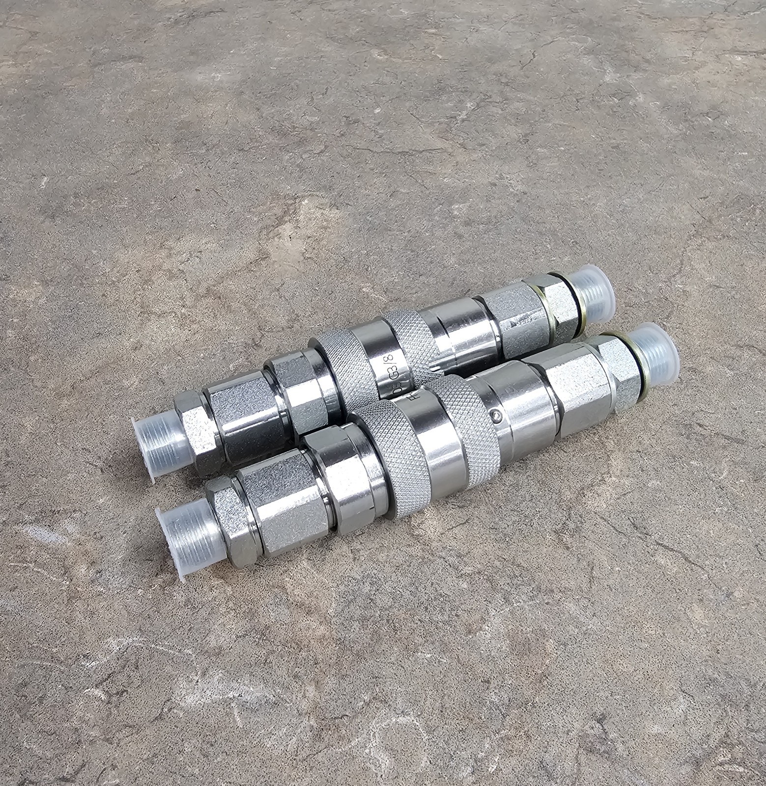 3/8 – DIN L08 & 3/8 BSPP – Flat Face Quick Connect Mini Excavator AGT Chinese