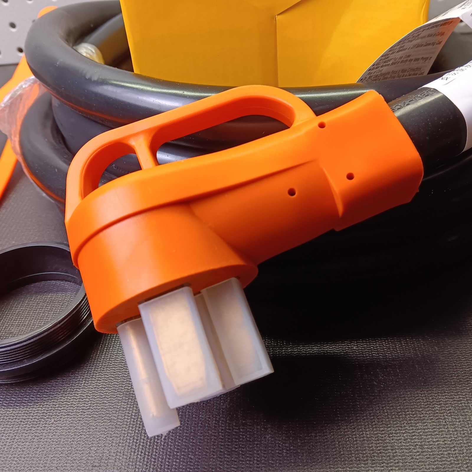 50 Amp Generator Cord and Power Inlet Box 15 Feet RV Extension Cord (bn)